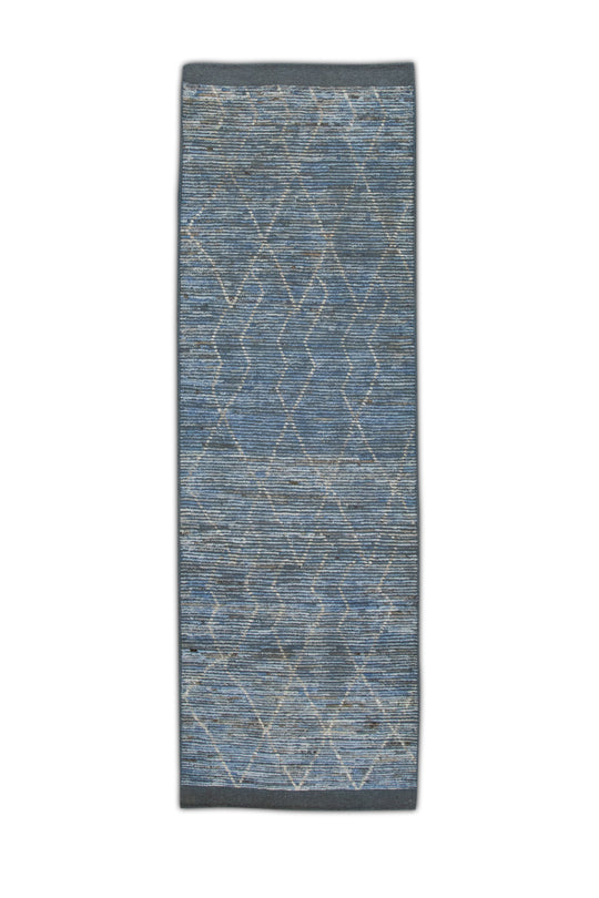 #6007 Hand Knotted Turkish Modern Rug 2'9" x 8'7"