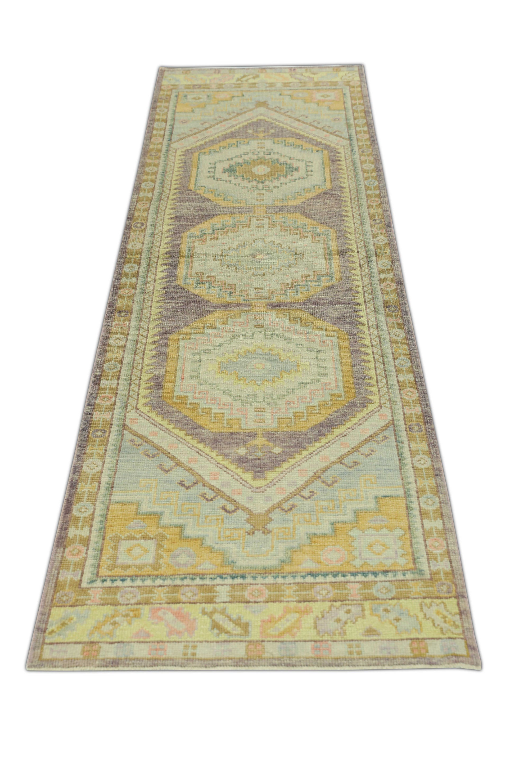 Turkish Oushak Rug 3'1" x 10'4" #1130