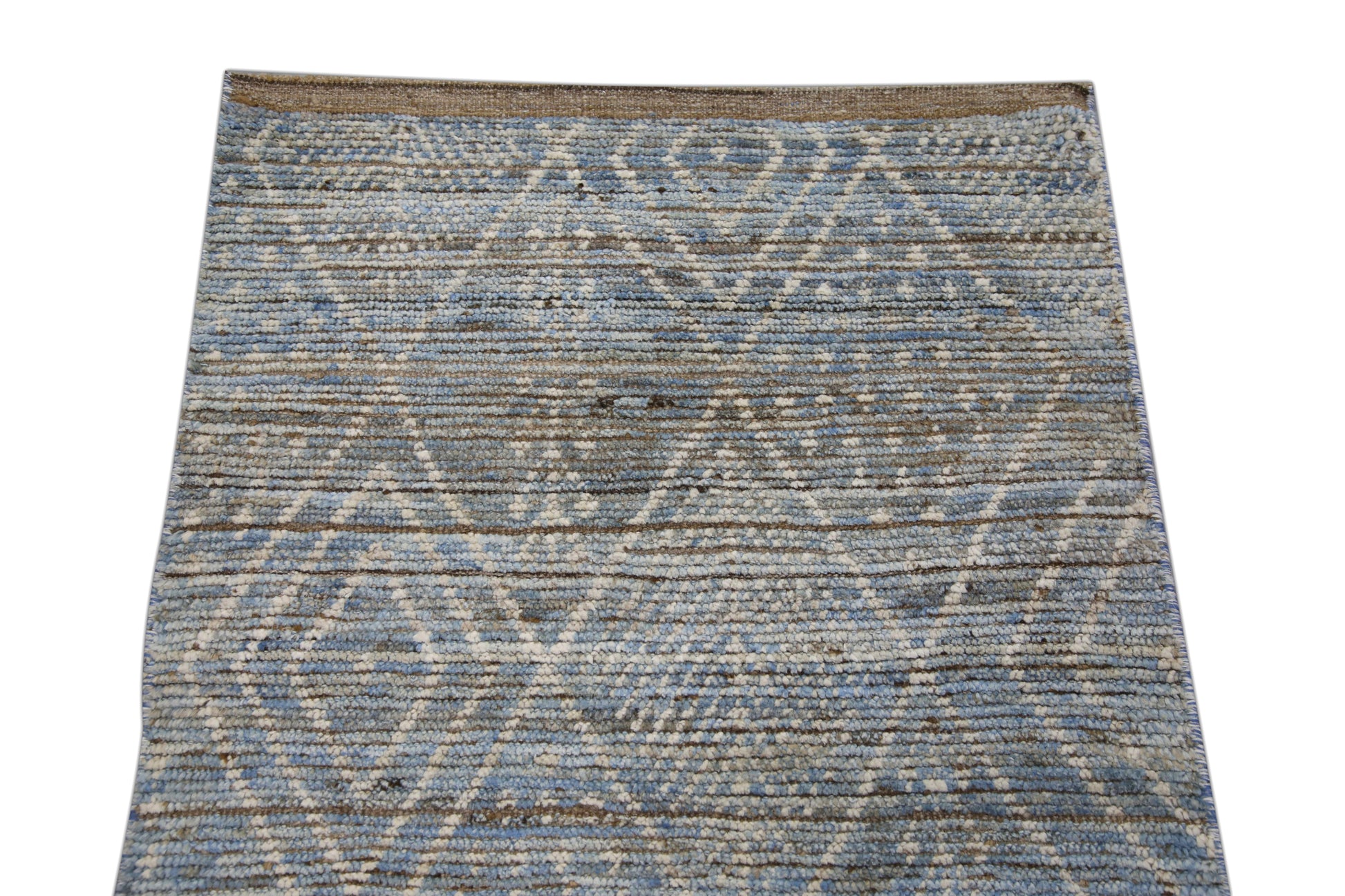 Turkish Tulu Rug Hand Knotted 2'9" x 9'7" #M-6005