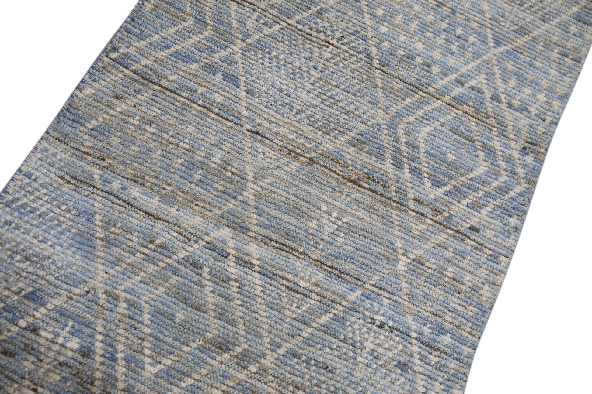 Turkish Tulu Rug Hand Knotted 2'9" x 9'7" #M-6005