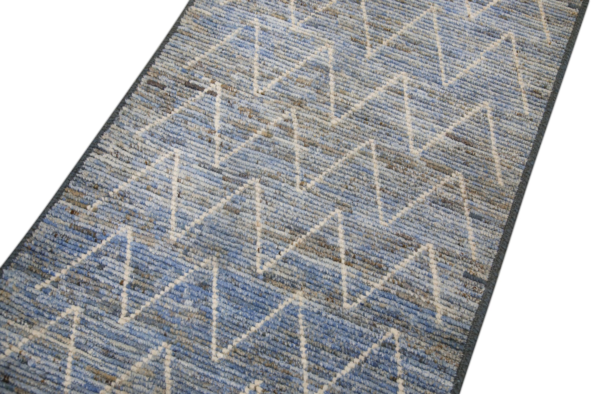 Turkish Tulu Rug Hand Knotted 2'9" x 8'1" #6008