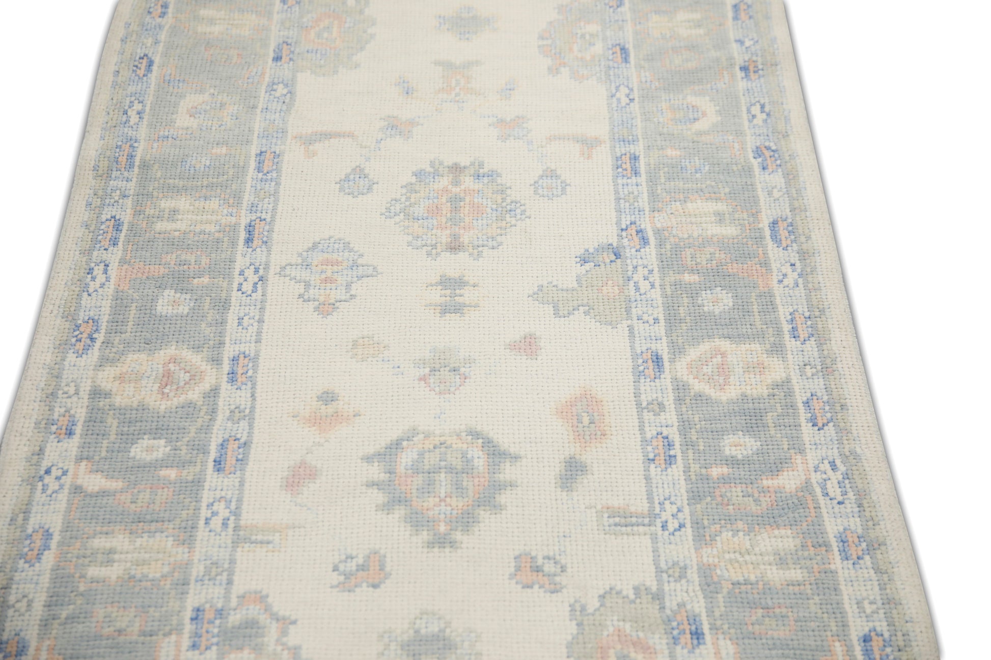 Turkish Oushak Rug 2'9" x 14'9" #7179