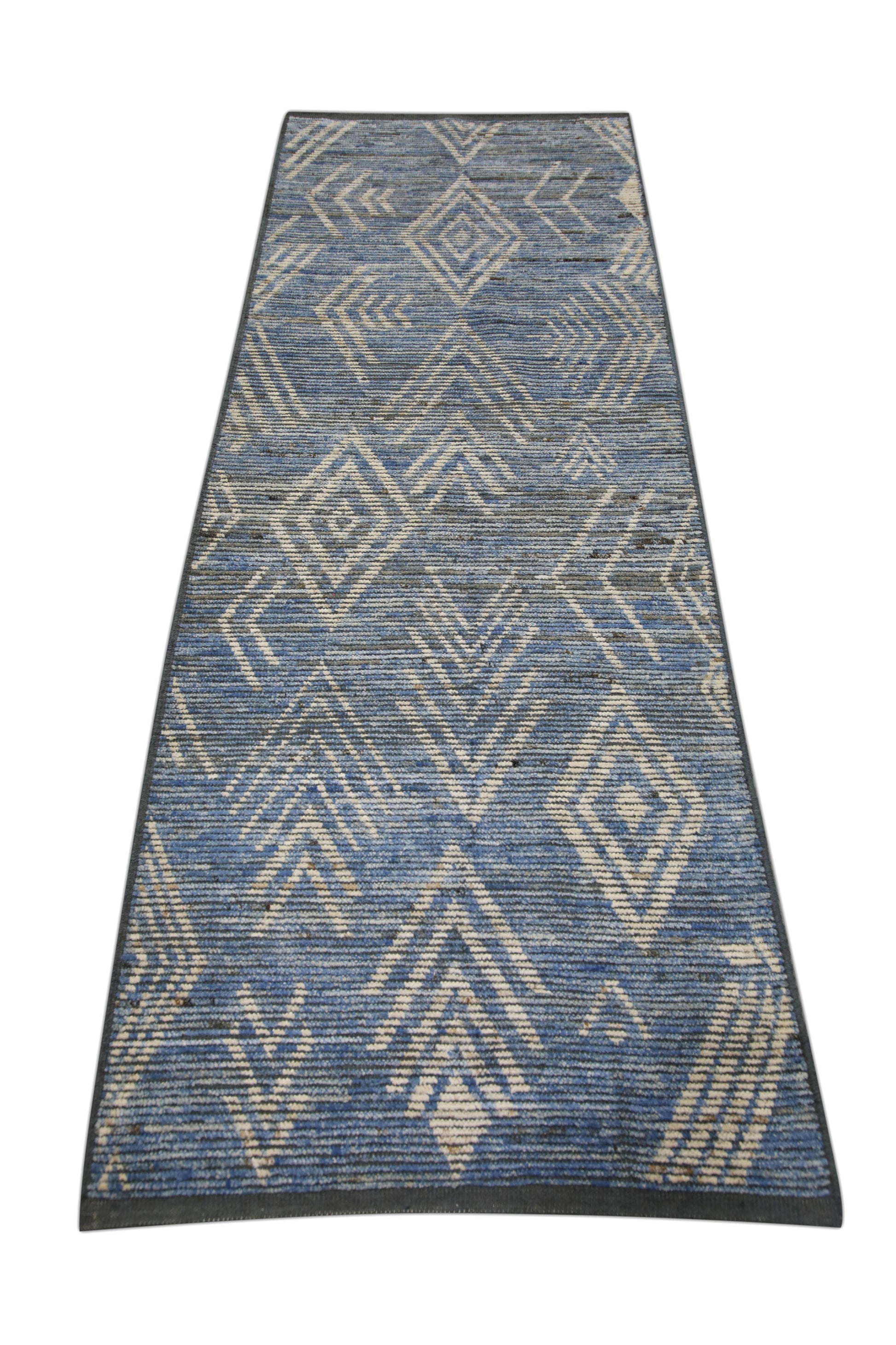 Turkish Tulu Rug Hand Knotted 2'10" x 8'2" #6009