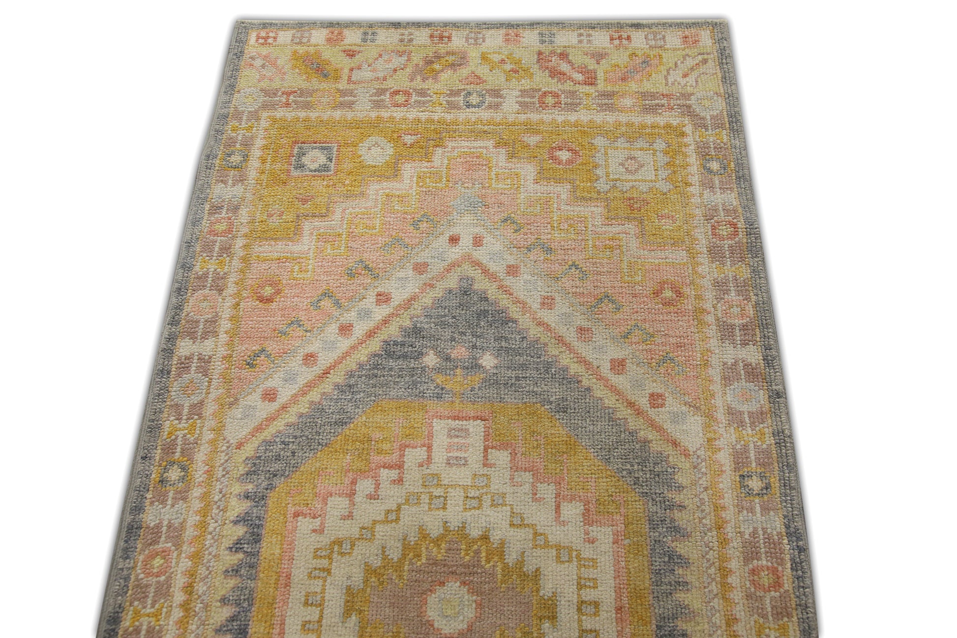 Turkish Oushak Rug 3'1" x 12'7" #6383