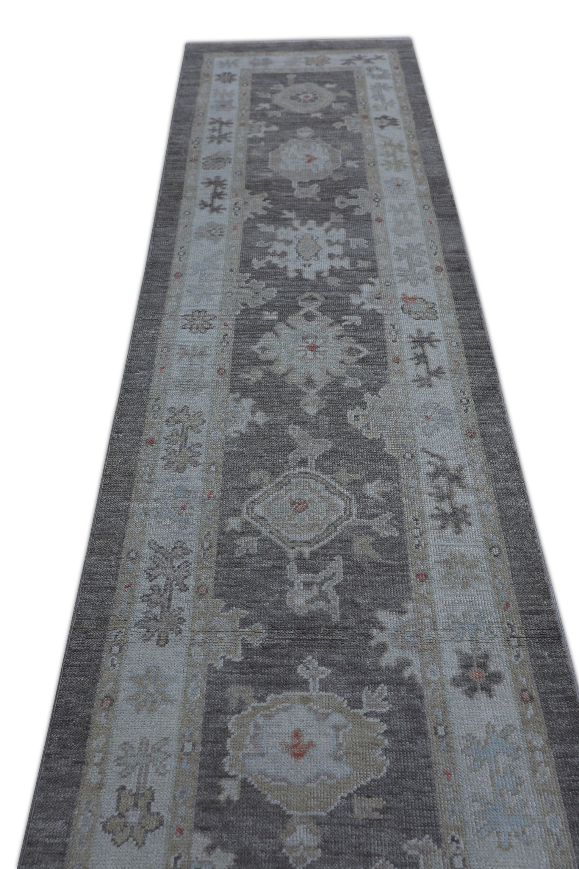 Turkish Oushak Rug 2'10" x 17'7" #2677
