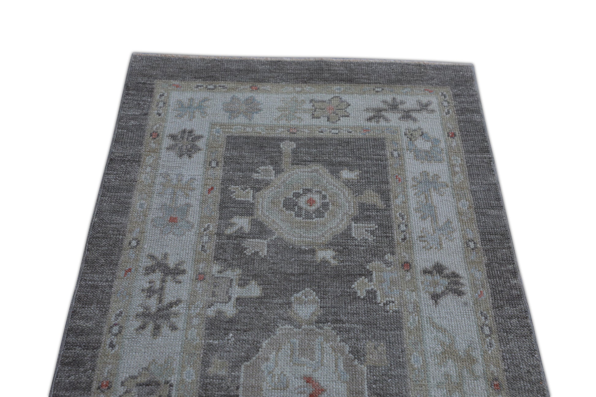 Turkish Oushak Rug 2'10" x 17'7" #2677