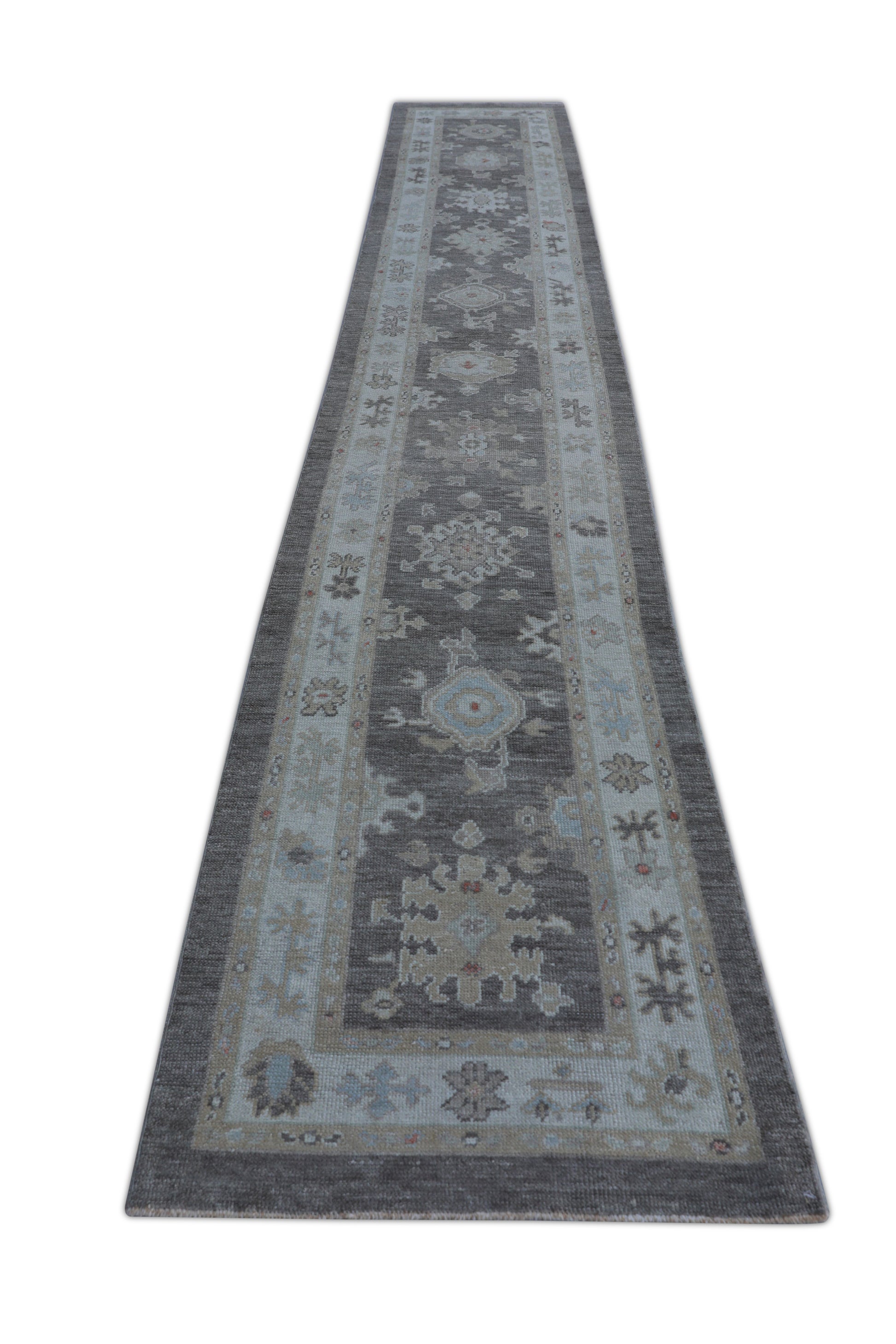 Turkish Oushak Rug 2'10" x 17'7" #2677
