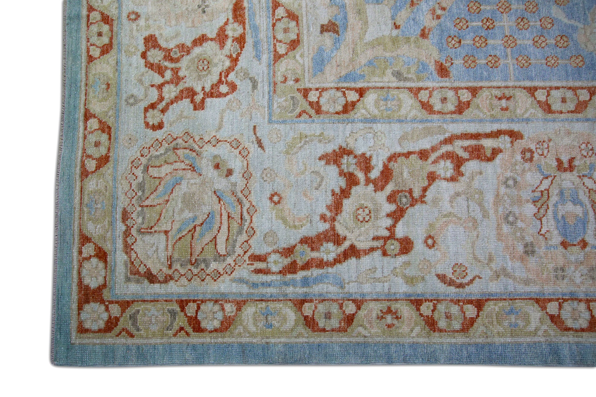 Turkish Antique Look Oushak Rug 10'5" x 14'  #5049