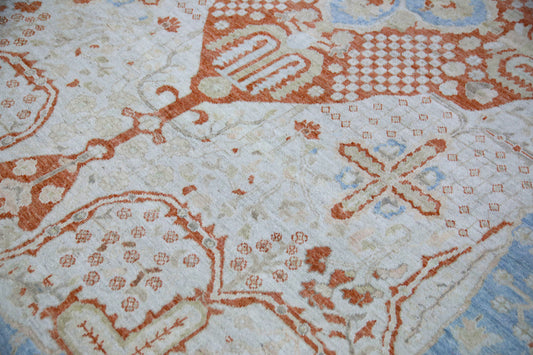 Turkish Antique Look Oushak Rug 10'5" x 14'  #5049