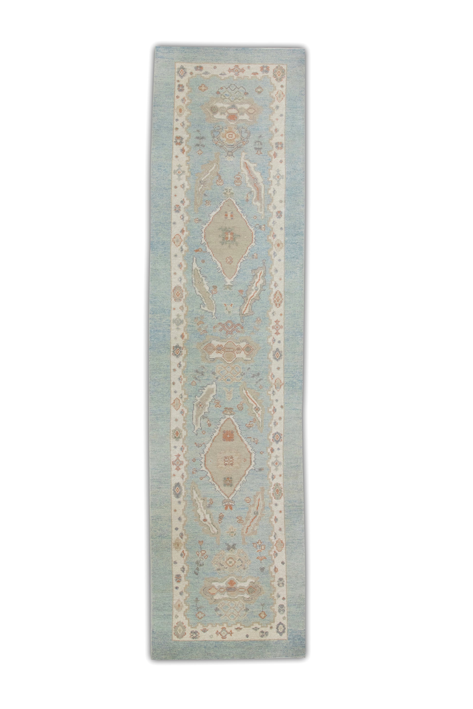 Turkish Oushak Rug 3' x 12'1" #6670