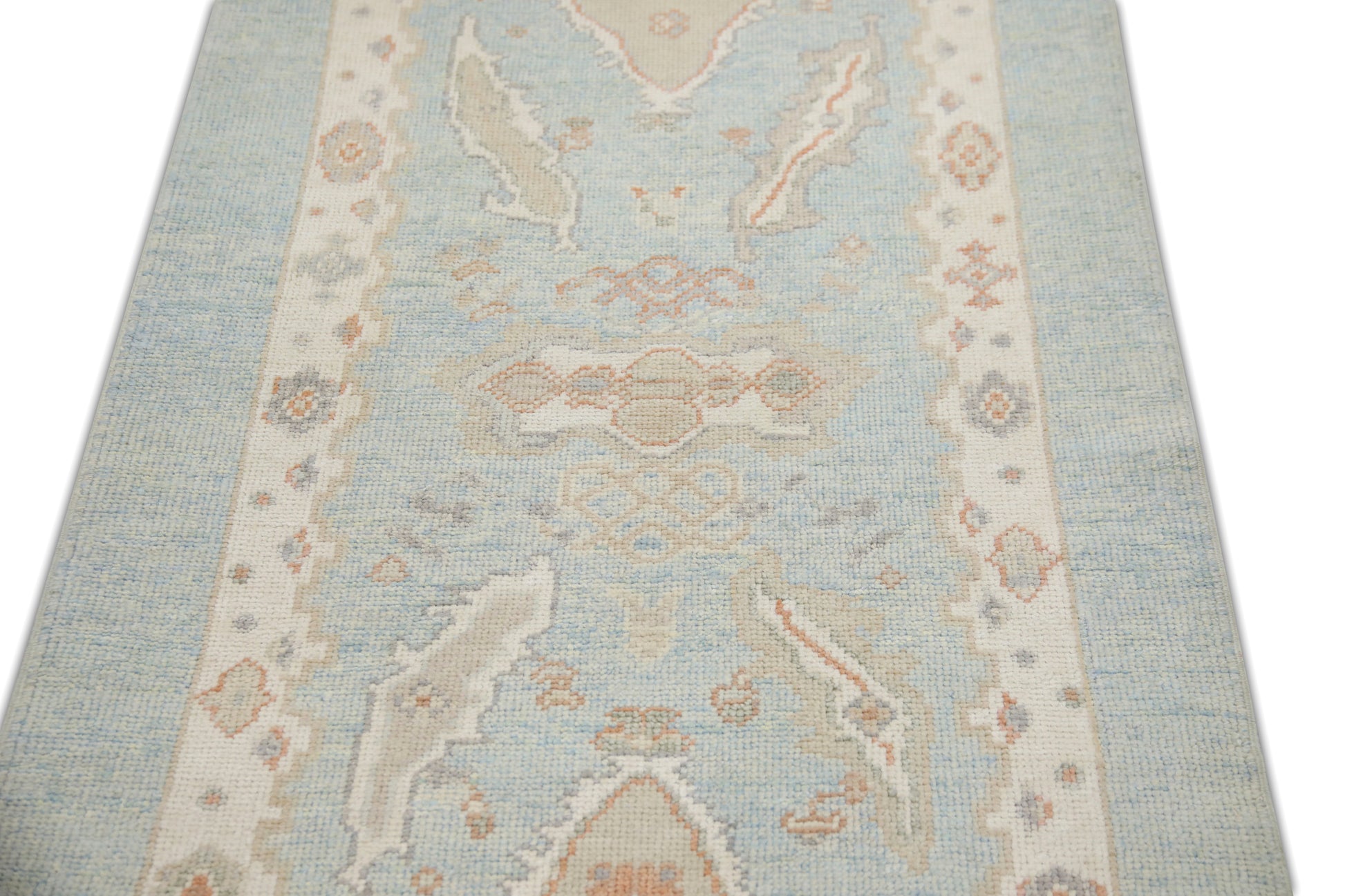 Turkish Oushak Rug 3' x 12'1" #6670