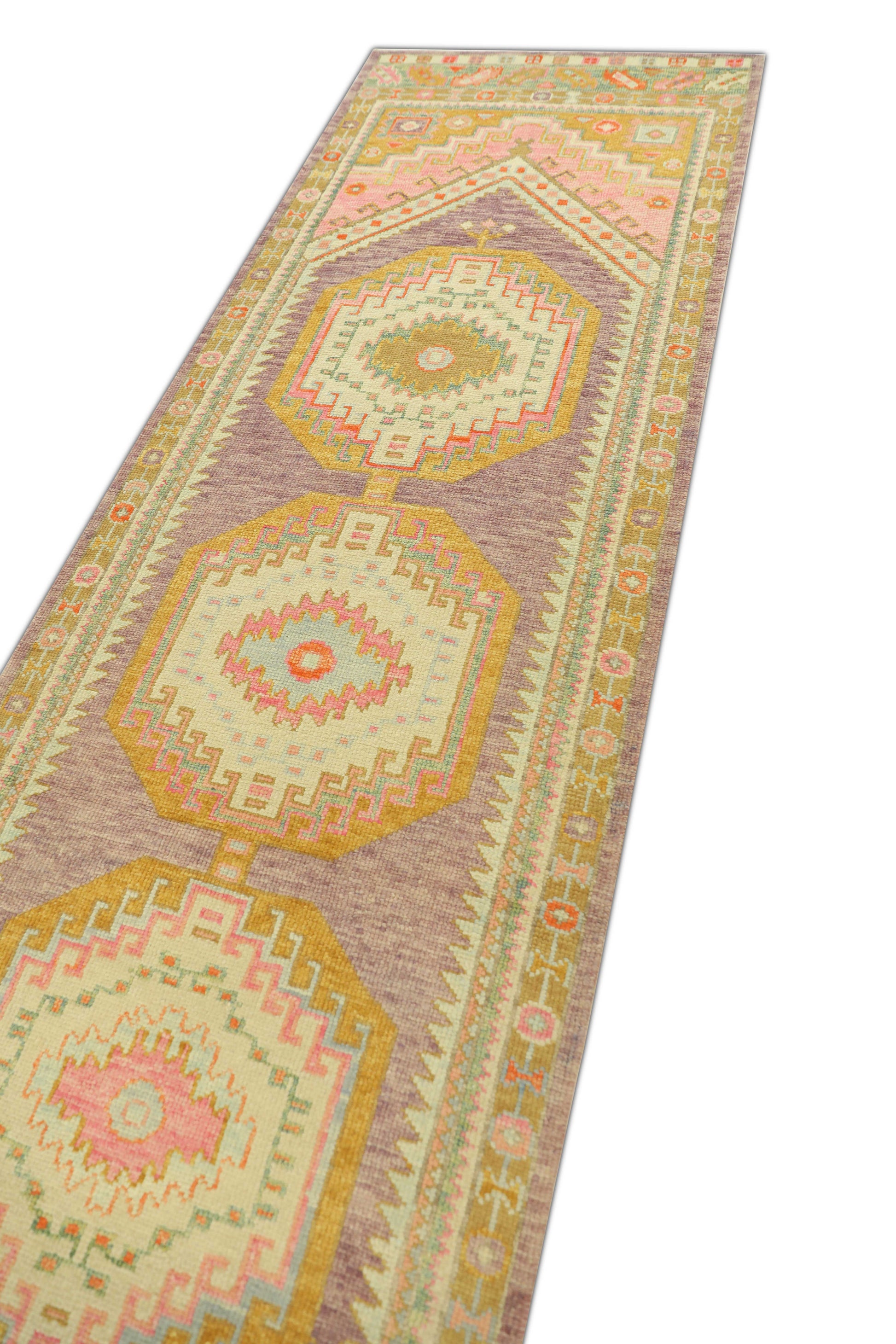 Turkish Oushak Rug 3'1" x 12'9" #693