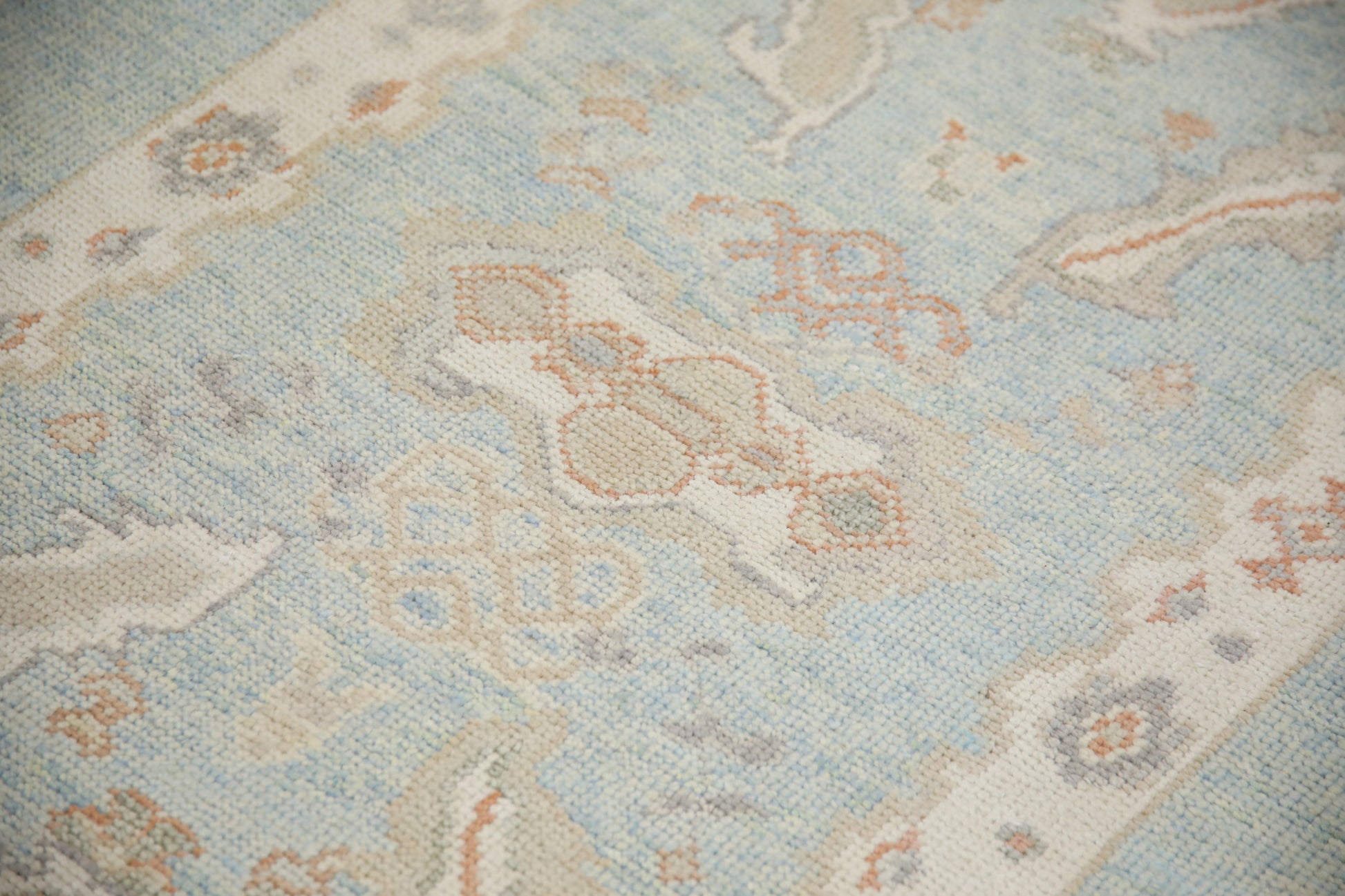 Turkish Oushak Rug 3' x 12'1" #6670