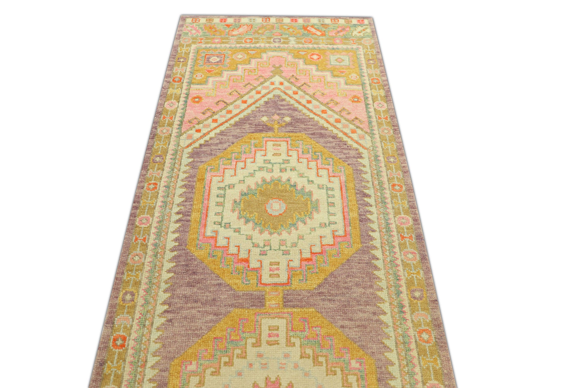 Turkish Oushak Rug 3'1" x 12'9" #693