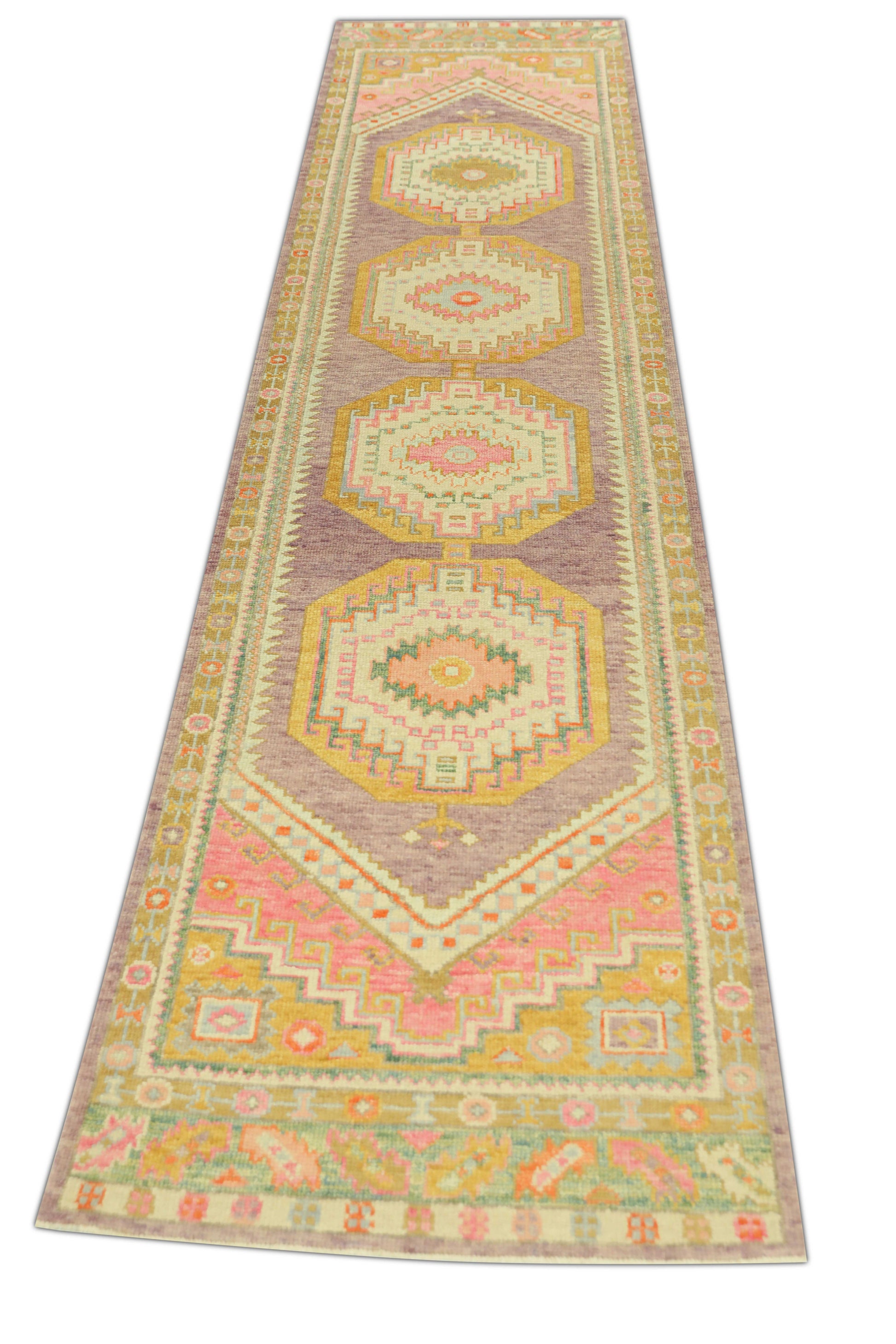 Turkish Oushak Rug 3'1" x 12'9" #693