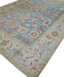 Turkish Antique Look Oushak Rug 10' x 13'11"  #5921