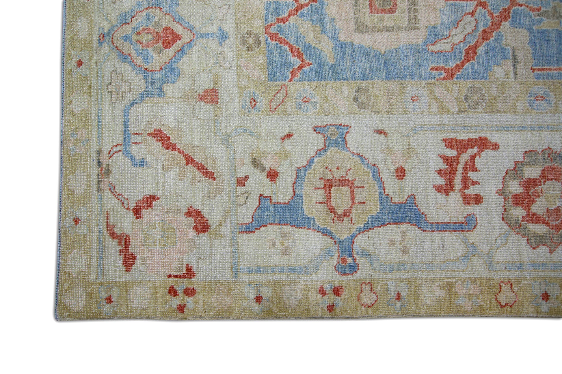 Turkish Antique Look Oushak Rug 10' x 13'11"  #5921