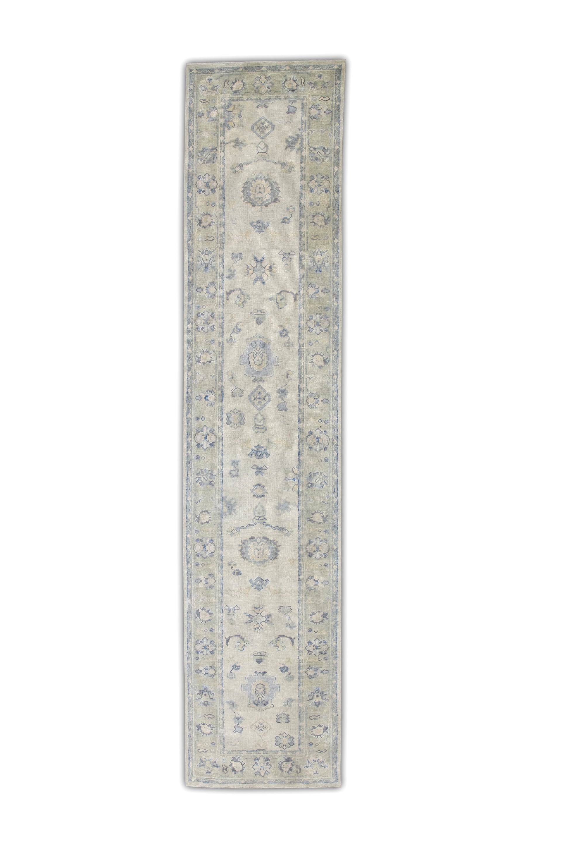 Turkish Oushak Rug 2'11" x 13'6" #7014