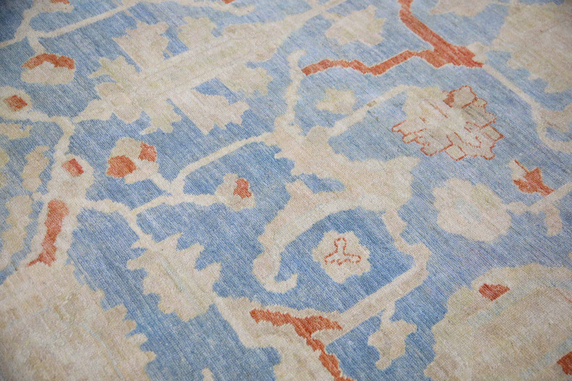 Turkish Antique Look Oushak Rug 10' x 14'1"  #5934