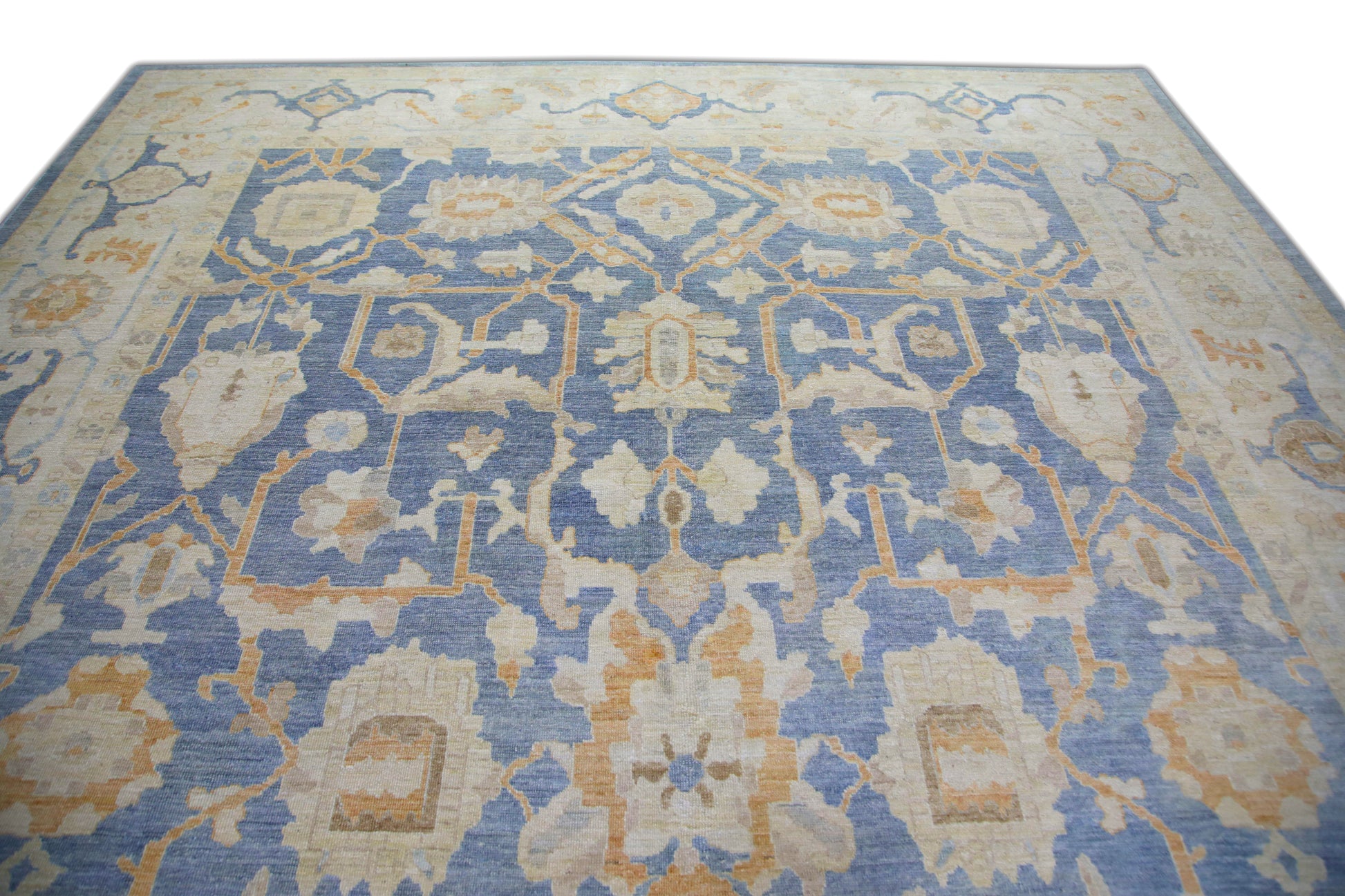 Turkish Antique Look Oushak Rug 10' x 13'9"  #5973