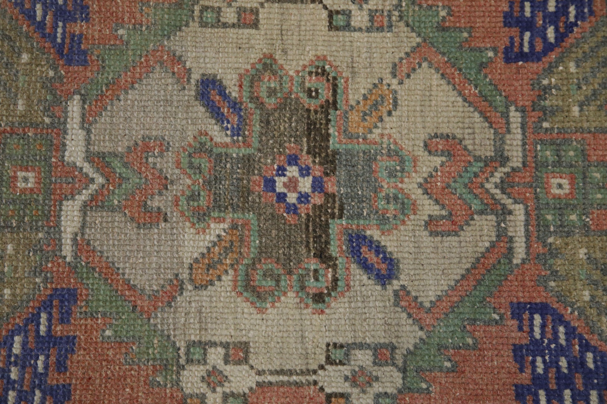 Oriental Hand Knotted Vintage Turkish Mini Rug 1'5" x 2'10" #8968