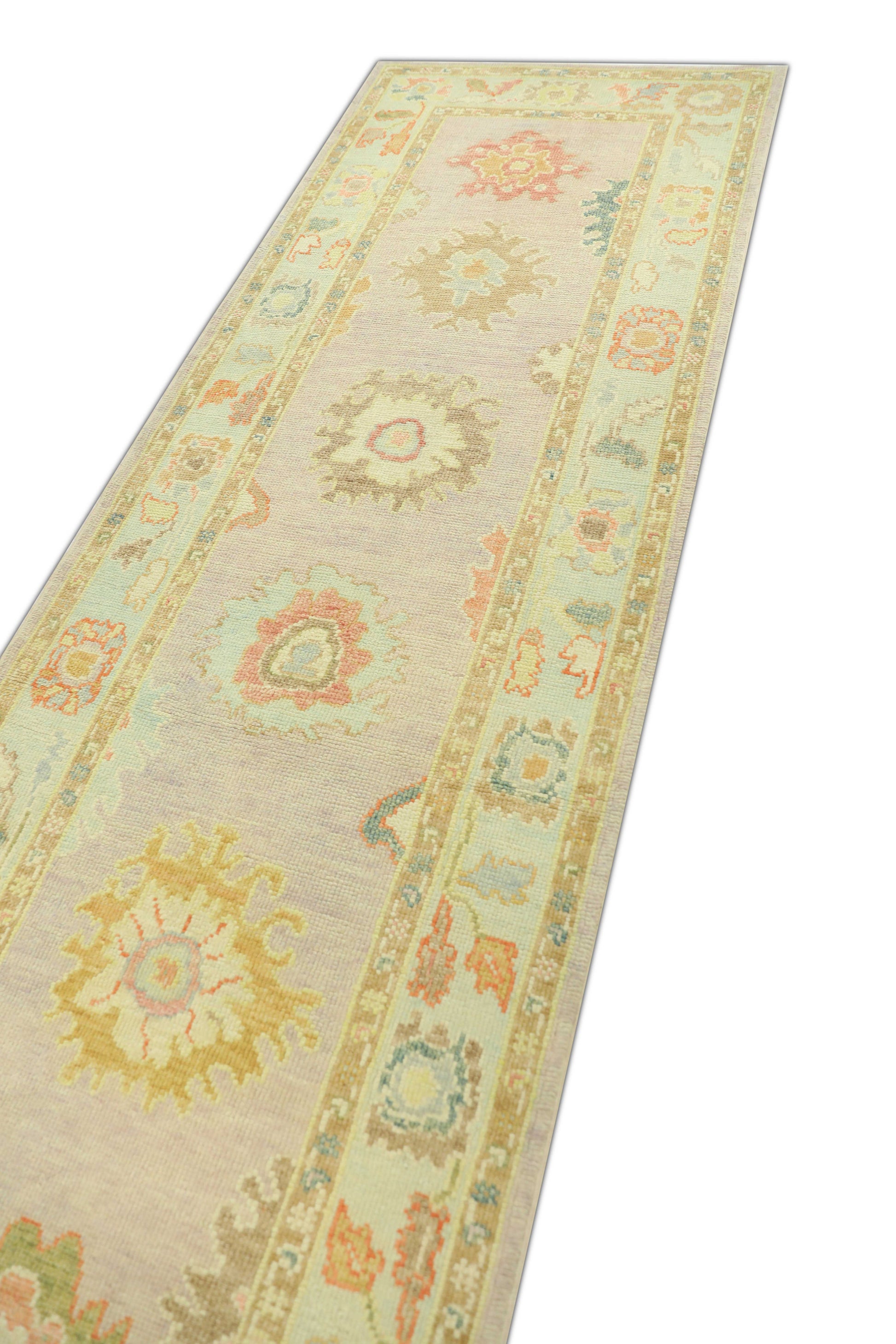 Turkish Oushak Rug 3'2" x 11'8" #931