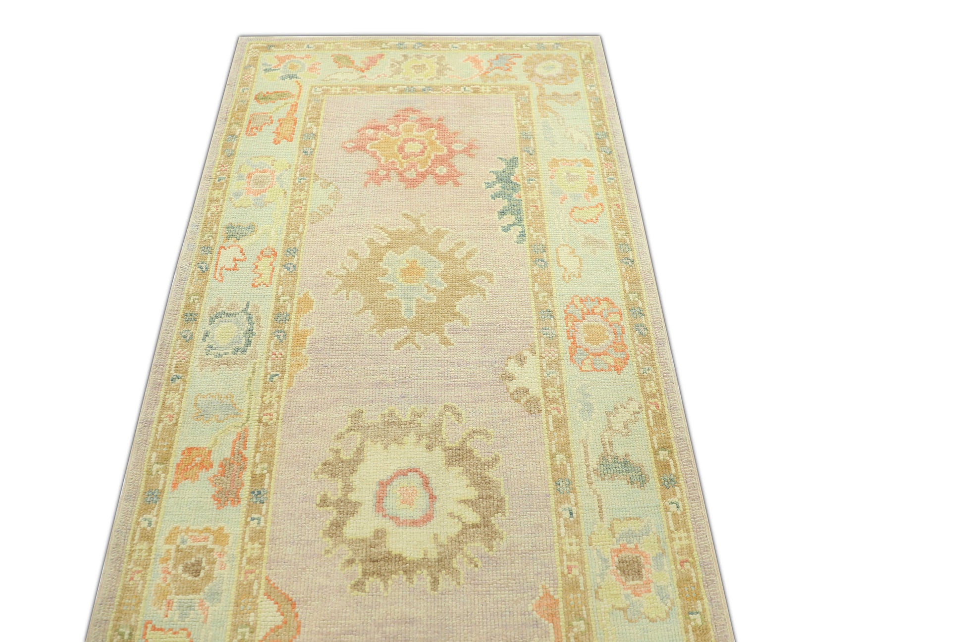 Turkish Oushak Rug 3'2" x 11'8" #931