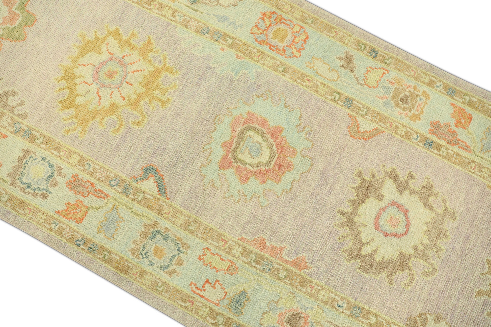 Turkish Oushak Rug 3'2" x 11'8" #931