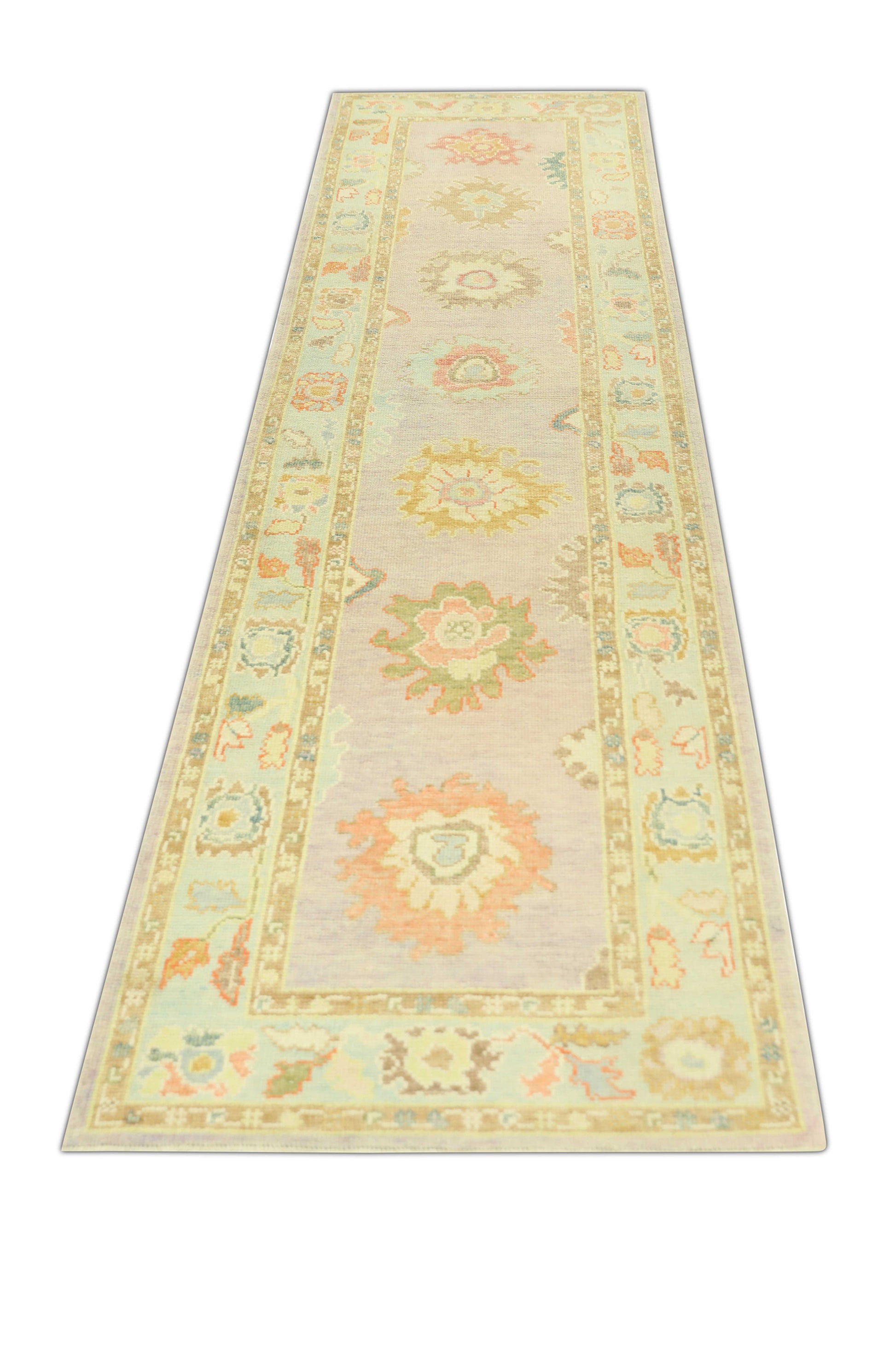 Turkish Oushak Rug 3'2" x 11'8" #931