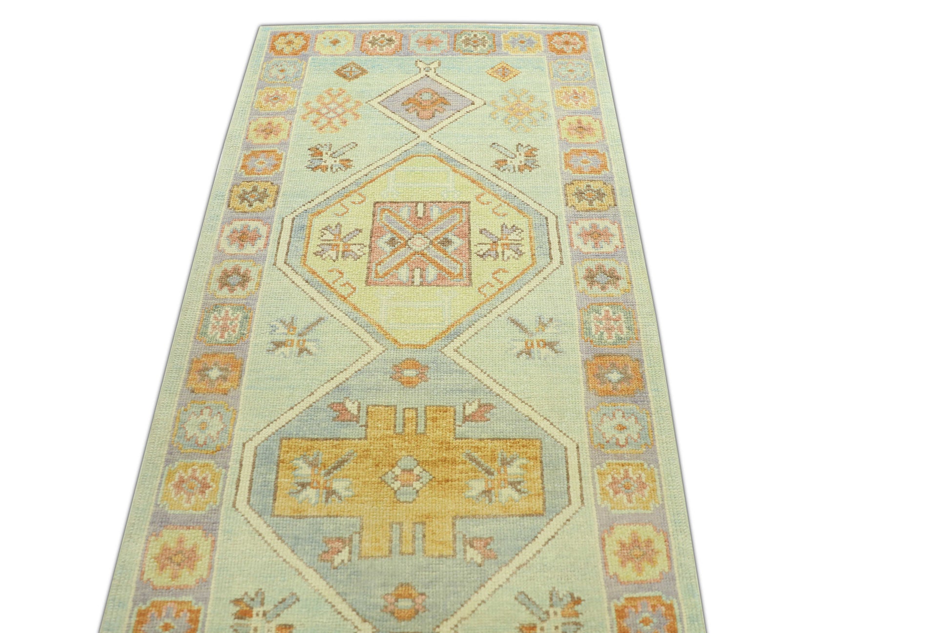 Turkish Oushak Rug 3'1" x 9'10" #731