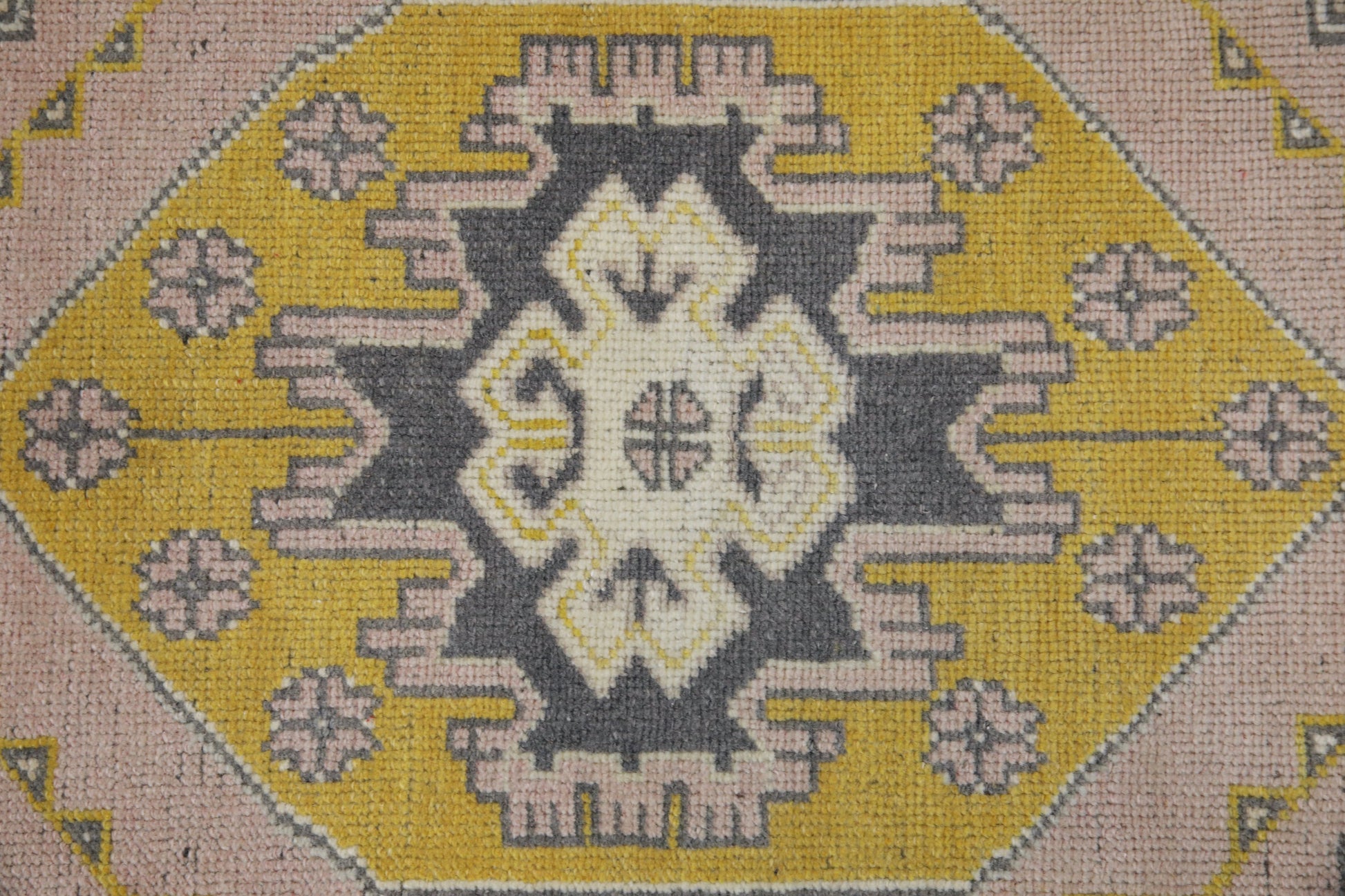 Oriental Hand Knotted Vintage Turkish Mini Rug 1'10" x 3'7" #8657