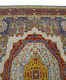 Turkish Antique Look Oushak Rug 6'4" x 8'10"  #5430