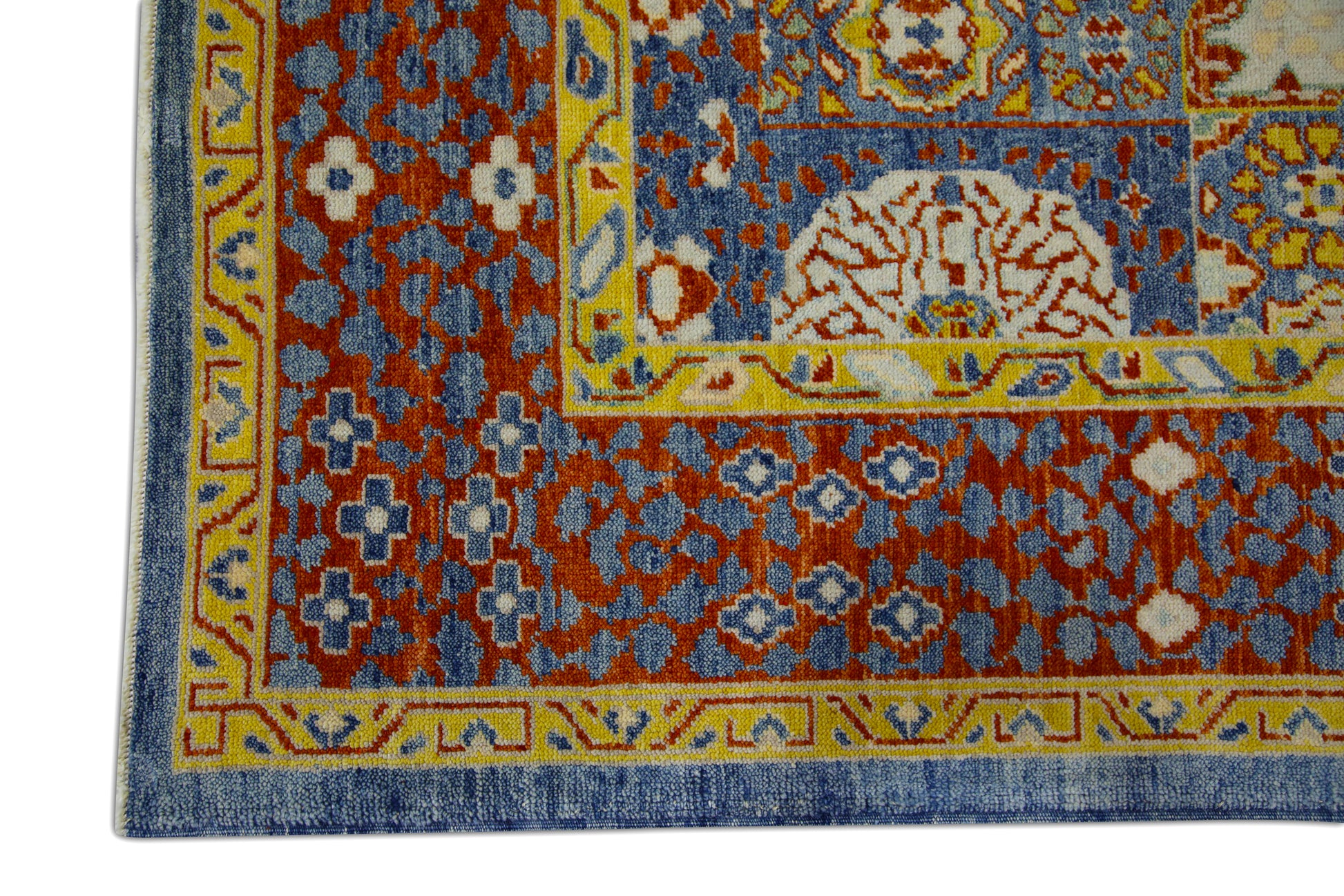 Turkish Antique Look Oushak Rug 6'4" x 8'10"  #5430