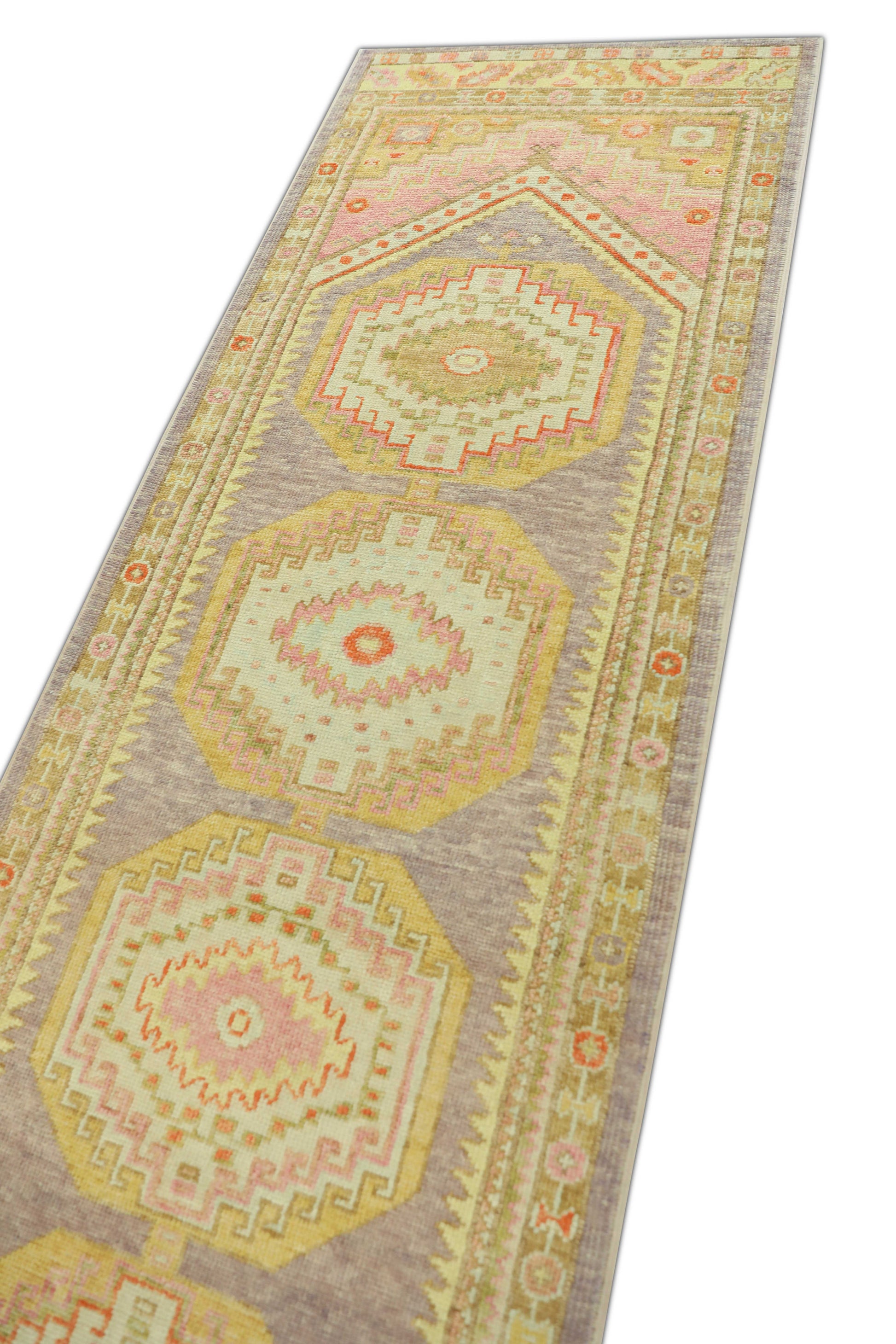 Turkish Oushak Rug 3' x 10'10" #747