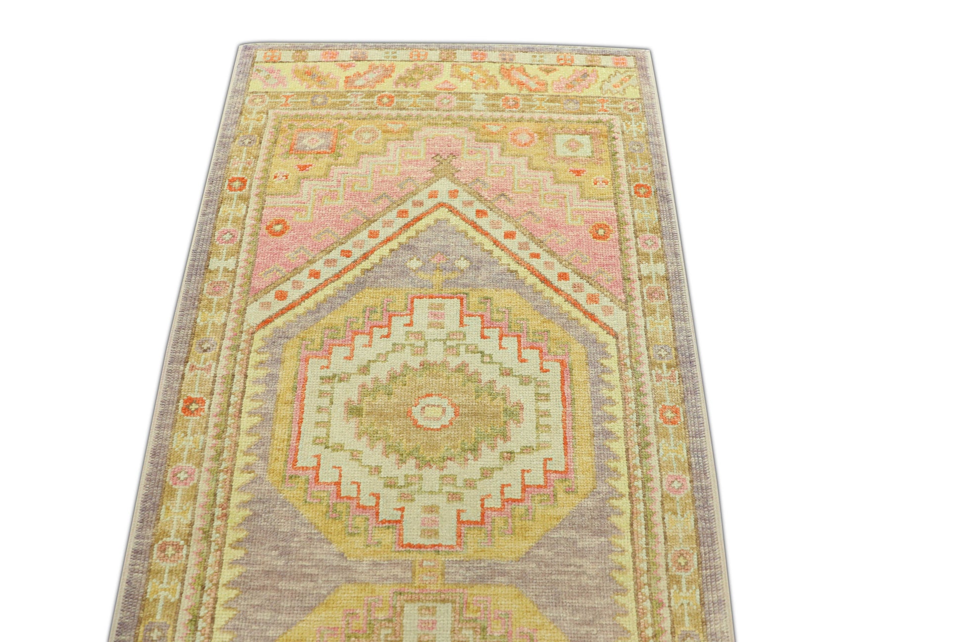 Turkish Oushak Rug 3' x 10'10" #747
