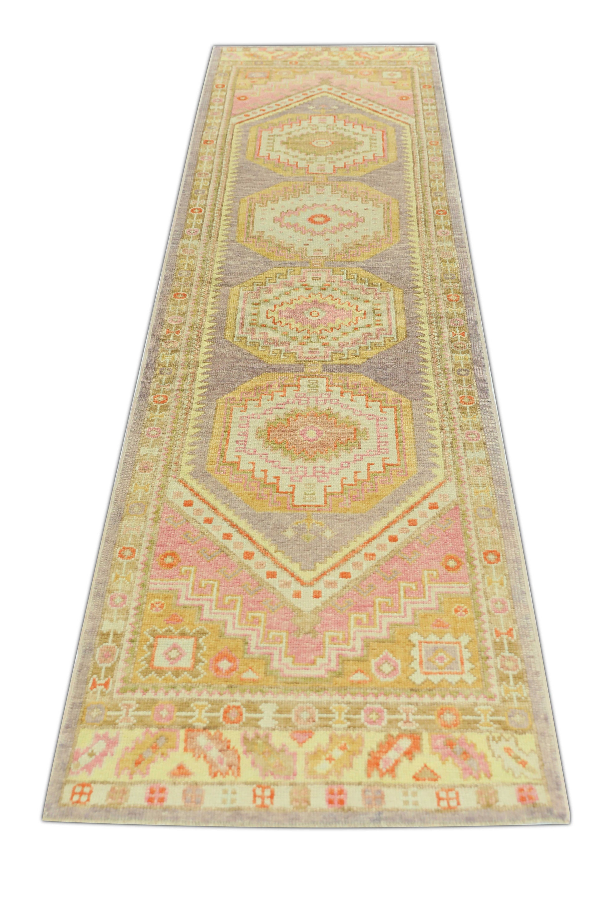 Turkish Oushak Rug 3' x 10'10" #747