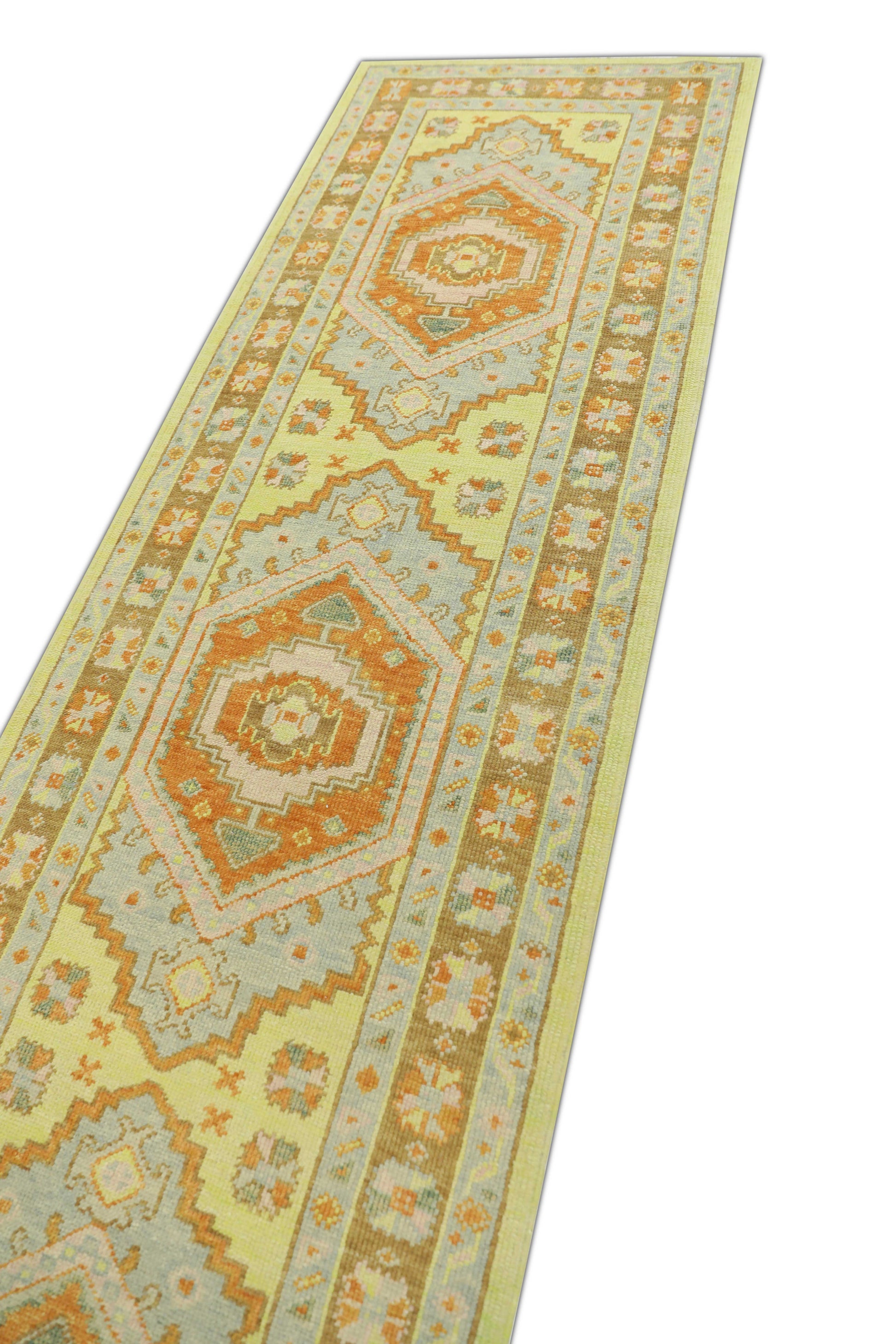 Turkish Oushak Rug 2'10" x 10'6" #749