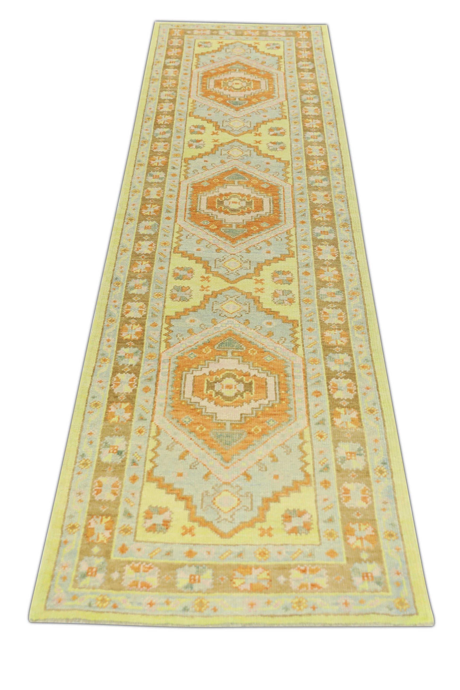 Turkish Oushak Rug 2'10" x 10'6" #749