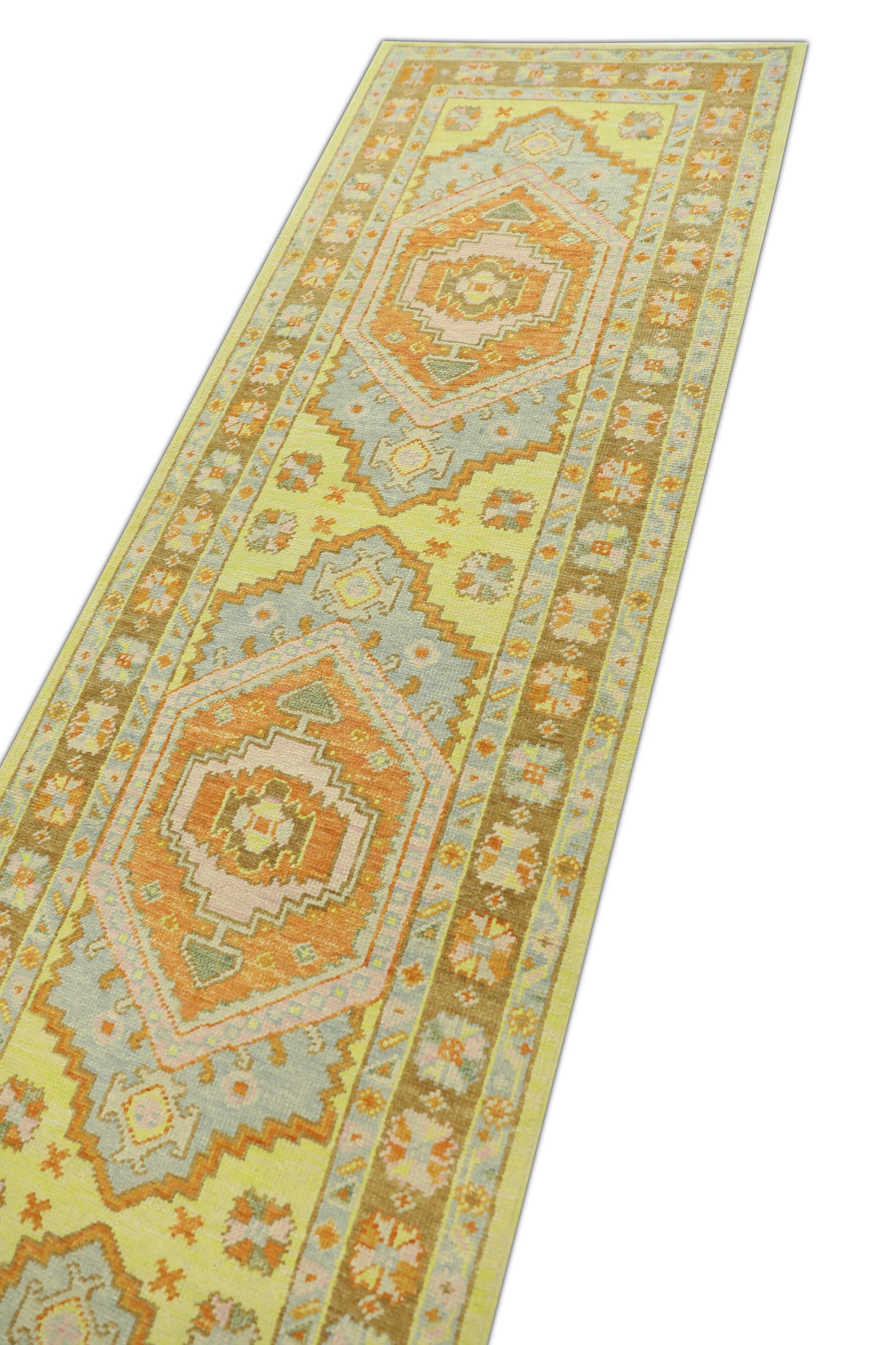 Turkish Oushak Rug 2'8" x 10'4" #752