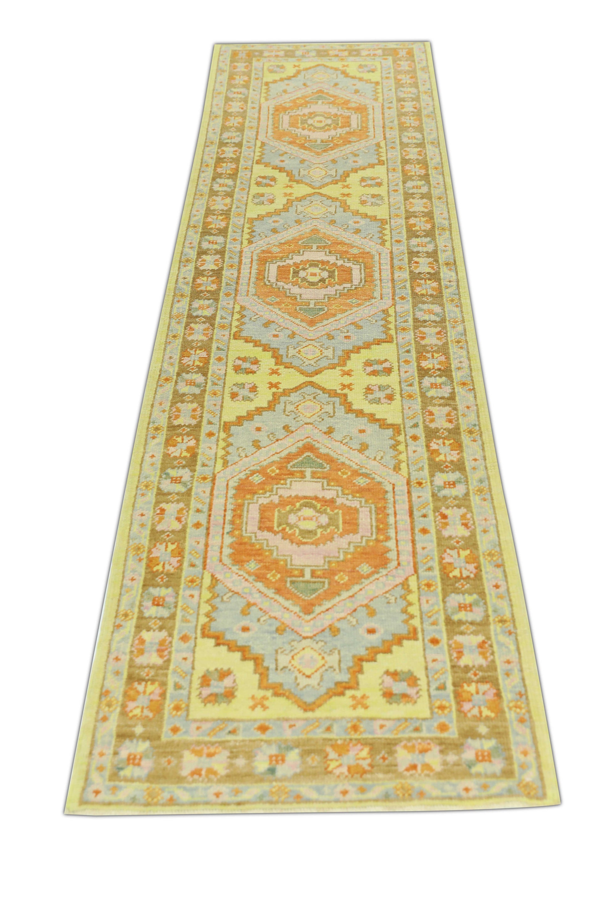 Turkish Oushak Rug 2'8" x 10'4" #752