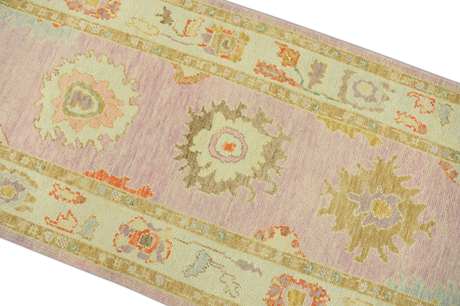 Turkish Oushak Rug 3' x 10'3" #759