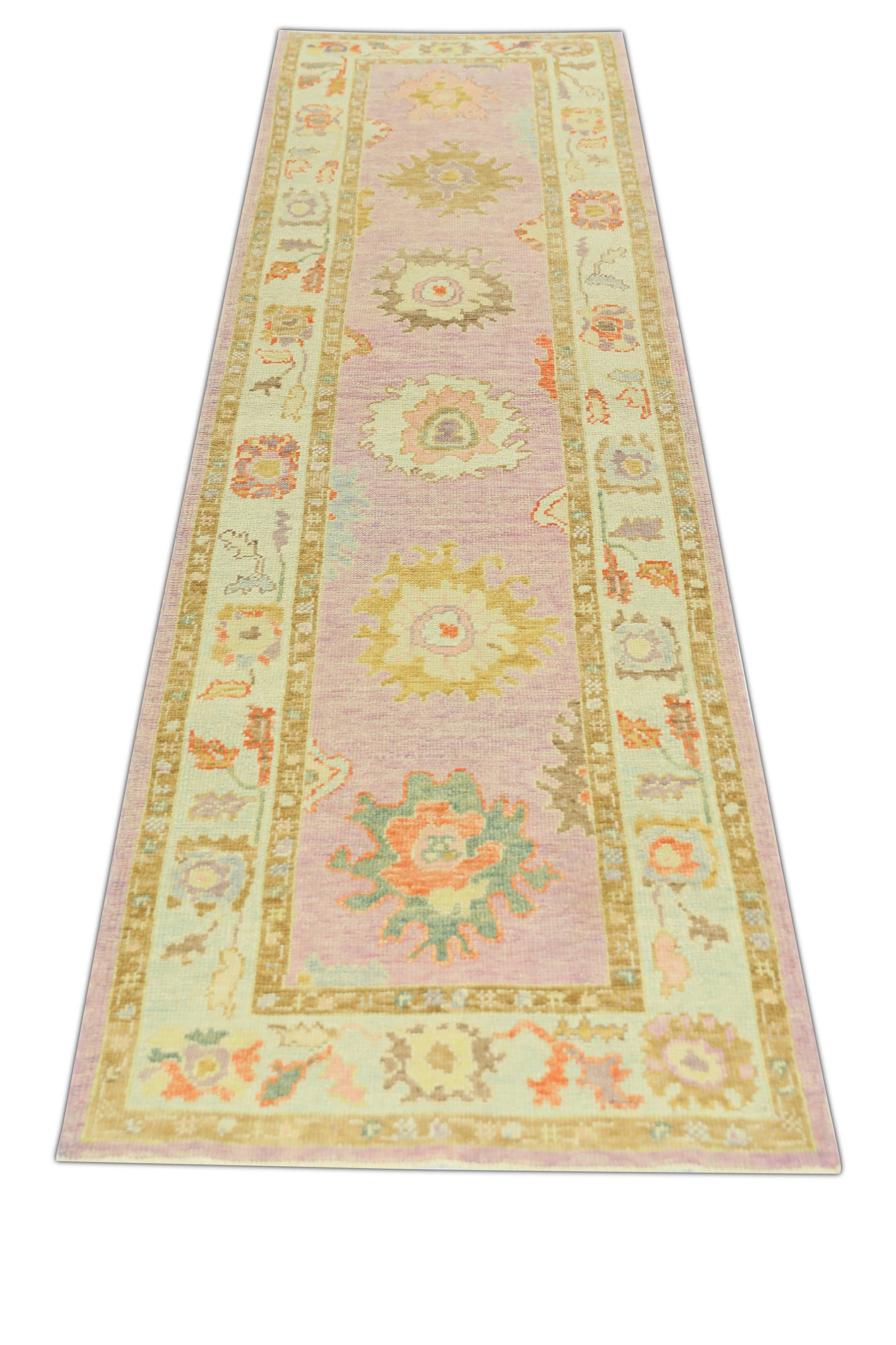 Turkish Oushak Rug 3' x 10'3" #759