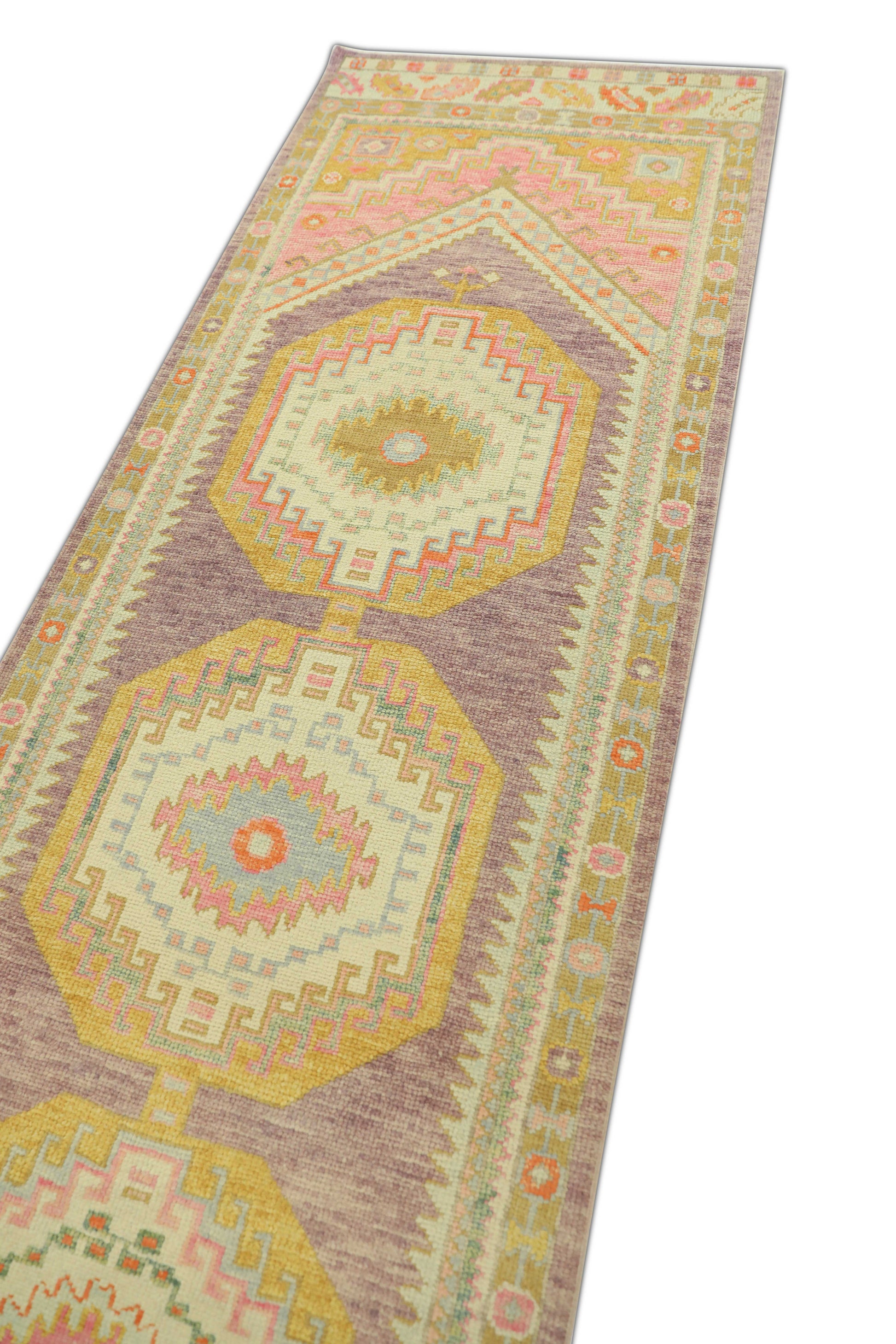 Turkish Oushak Rug 3' x 11'8" #760