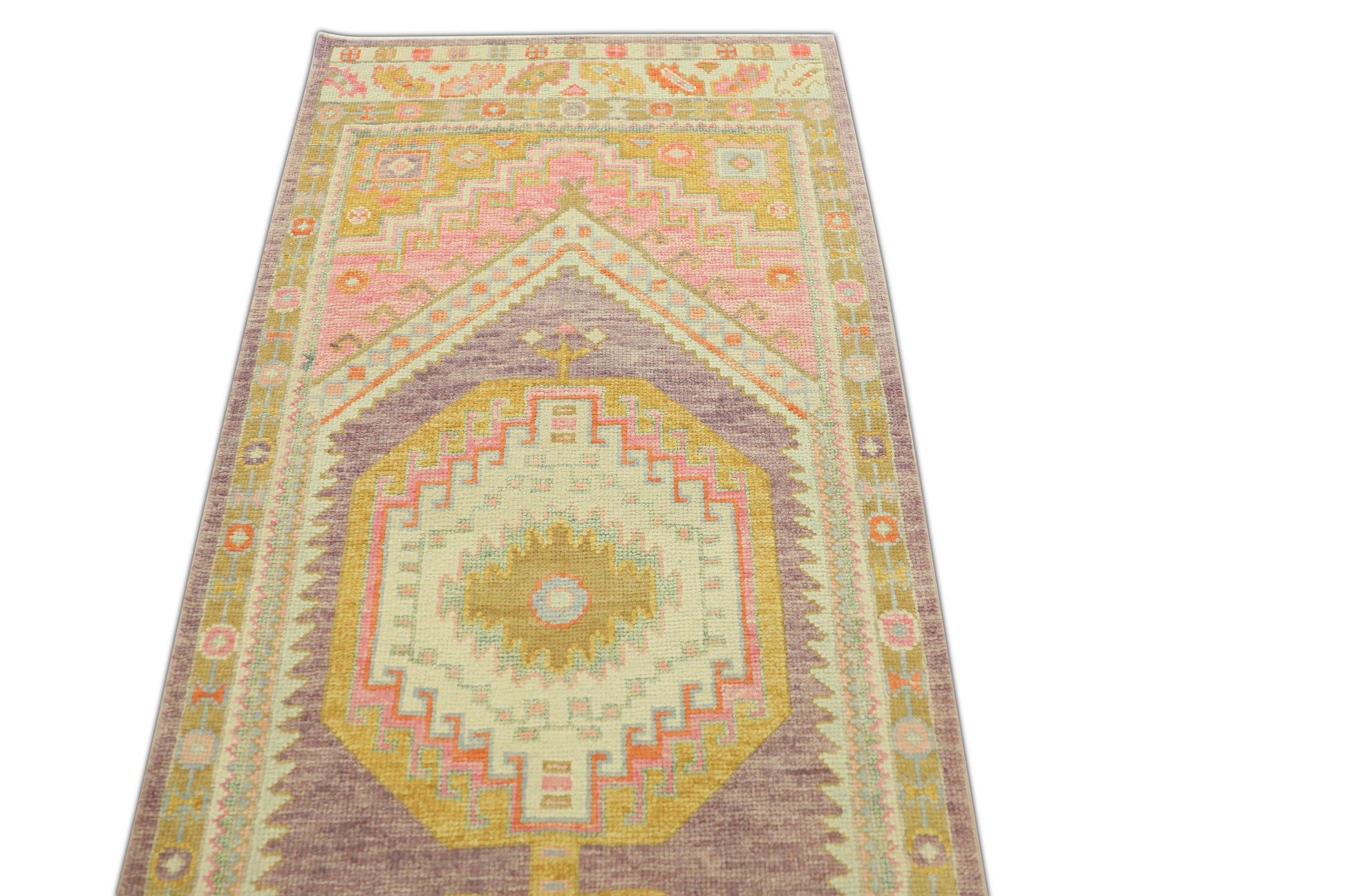 Turkish Oushak Rug 3' x 11'8" #760