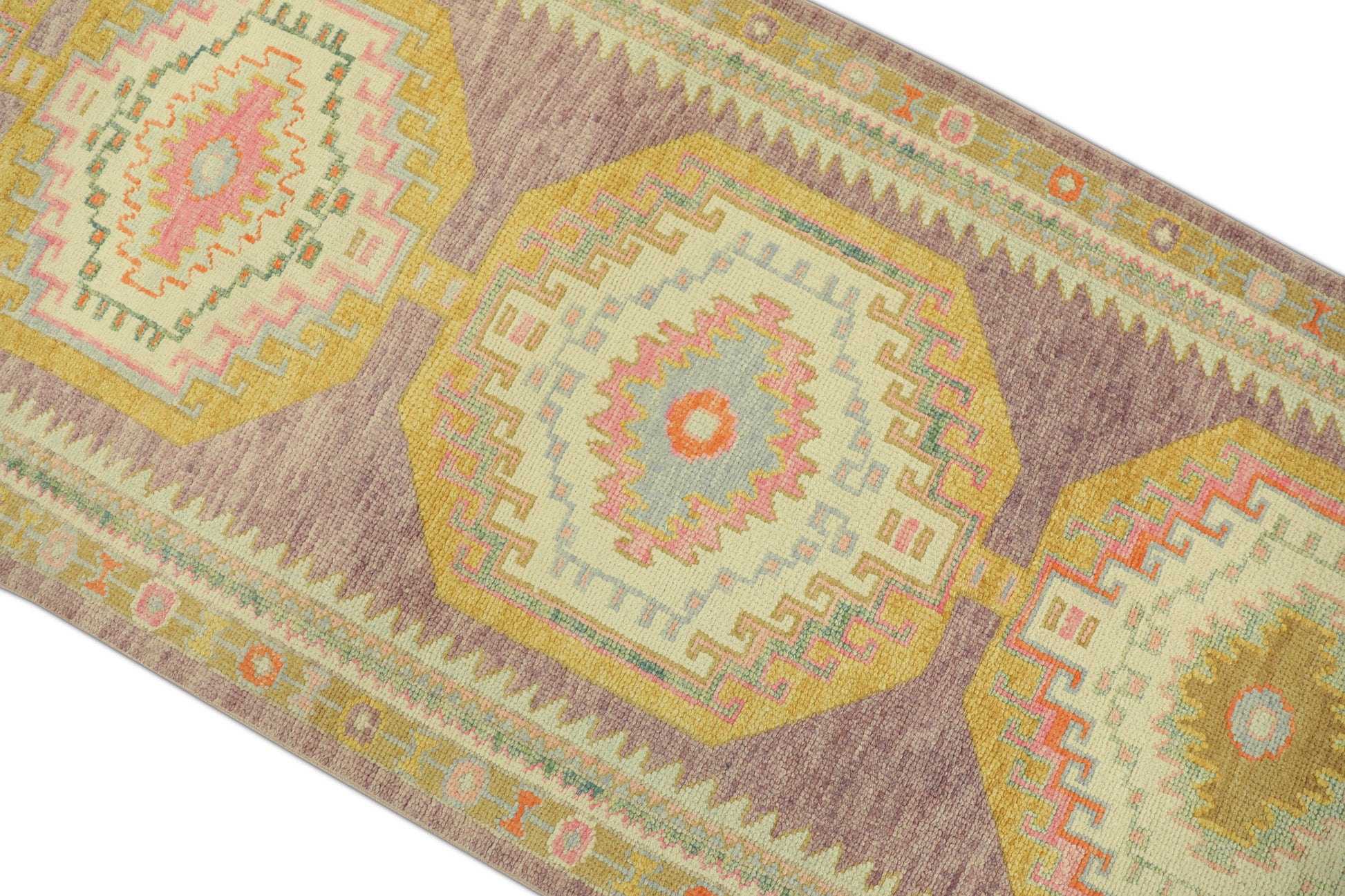 Turkish Oushak Rug 3' x 11'8" #760