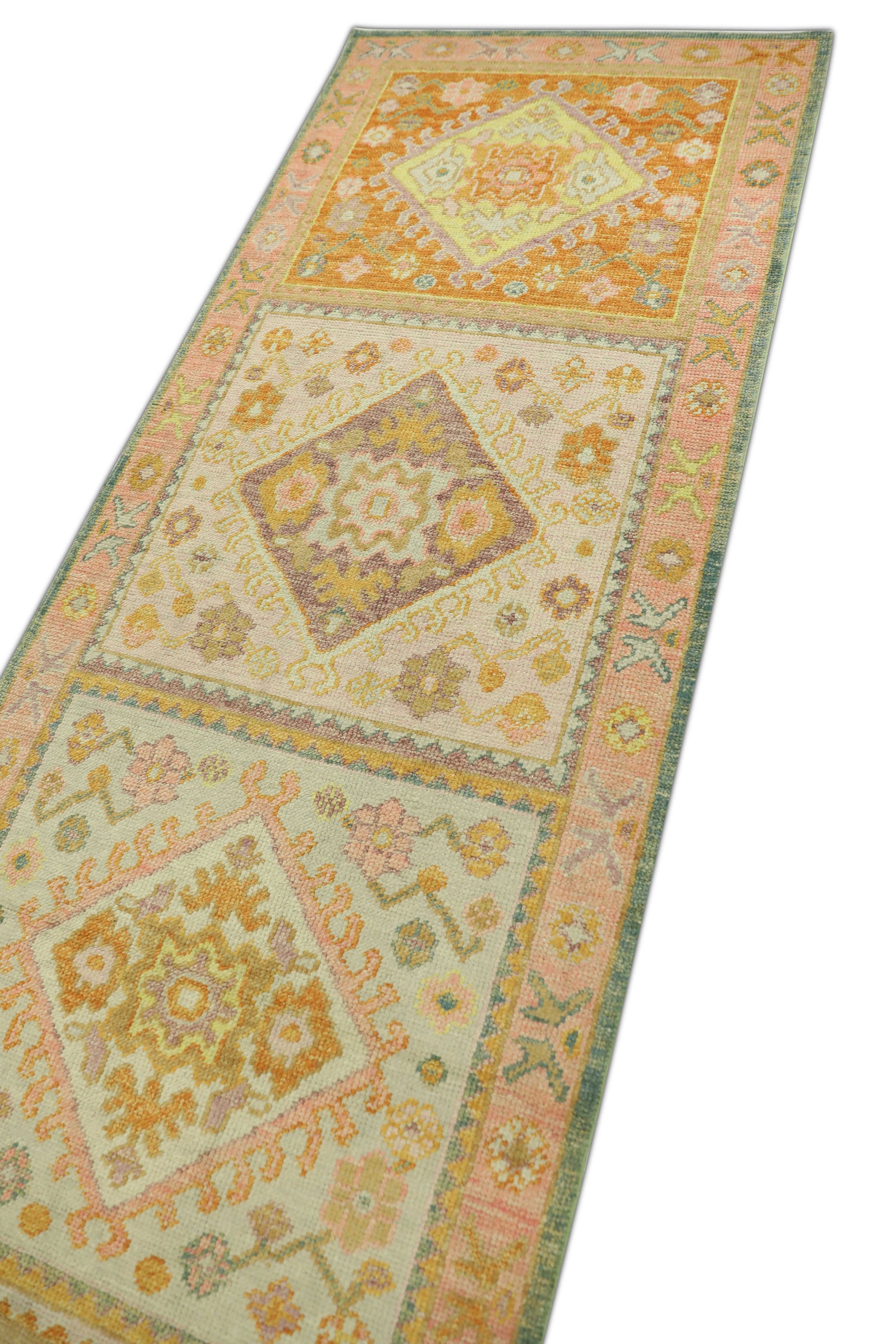 Turkish Oushak Rug 3'1" x 11'8" #642