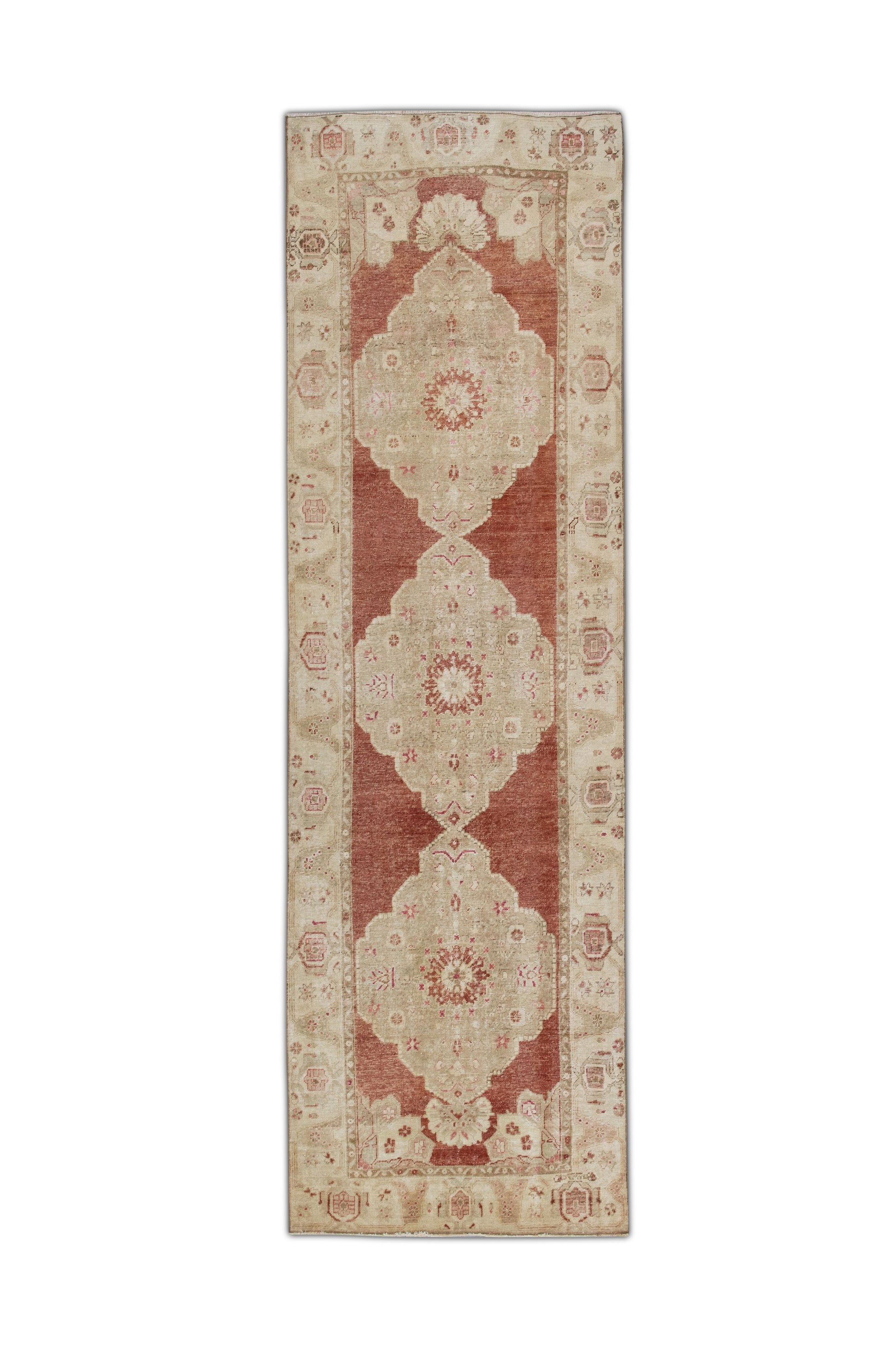 Turkish Vintage Anatolian Rug  3'5" x 11'5" #302