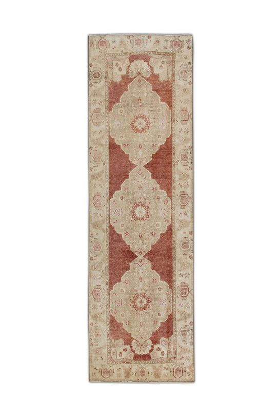 #302 Turkish Vintage Anatolian Rug  3'5" x 11'5"