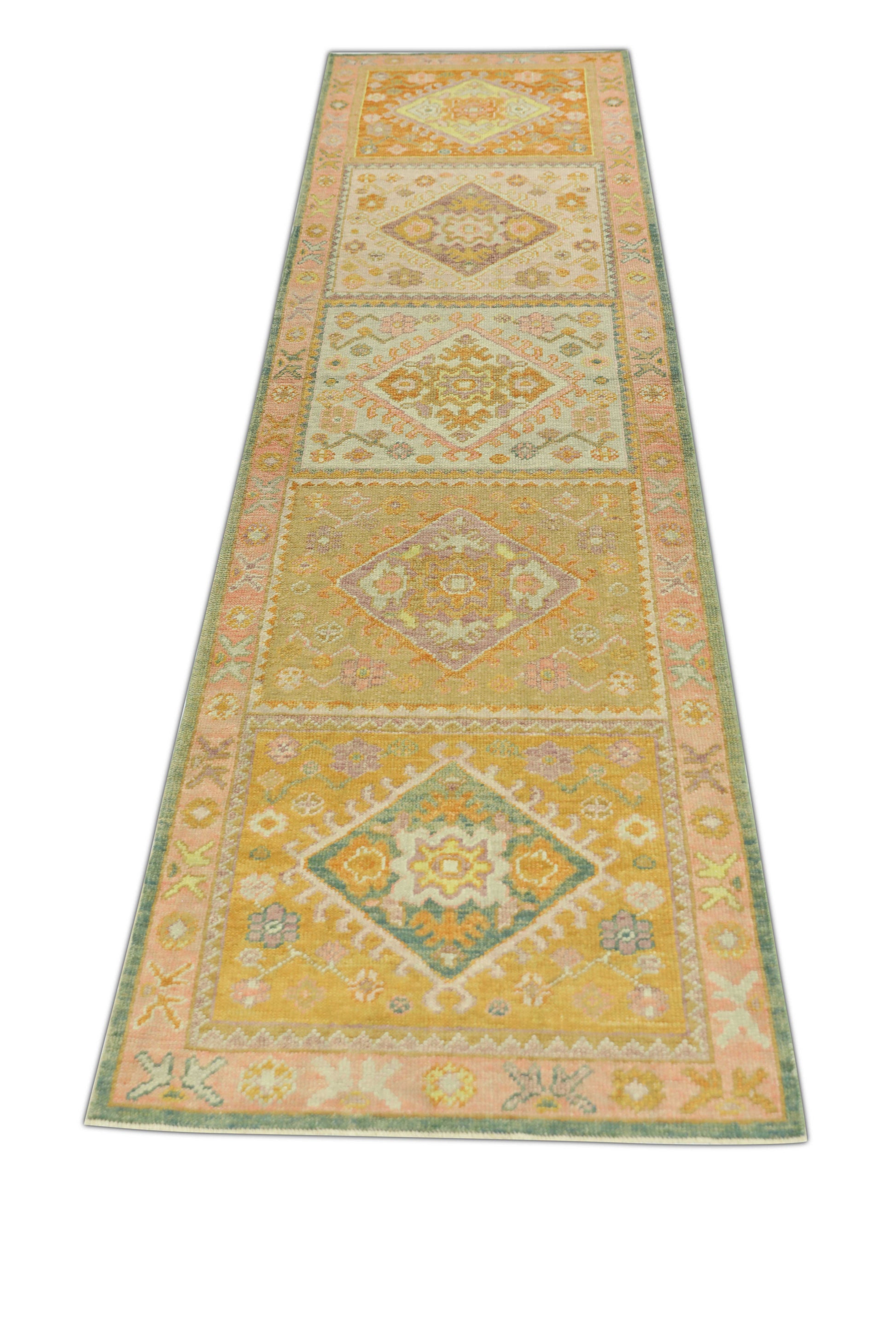 Turkish Oushak Rug 3'1" x 11'8" #642