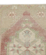 Oriental Hand Knotted Vintage Turkish Mini Rug 1'10" x 2'11" #8277